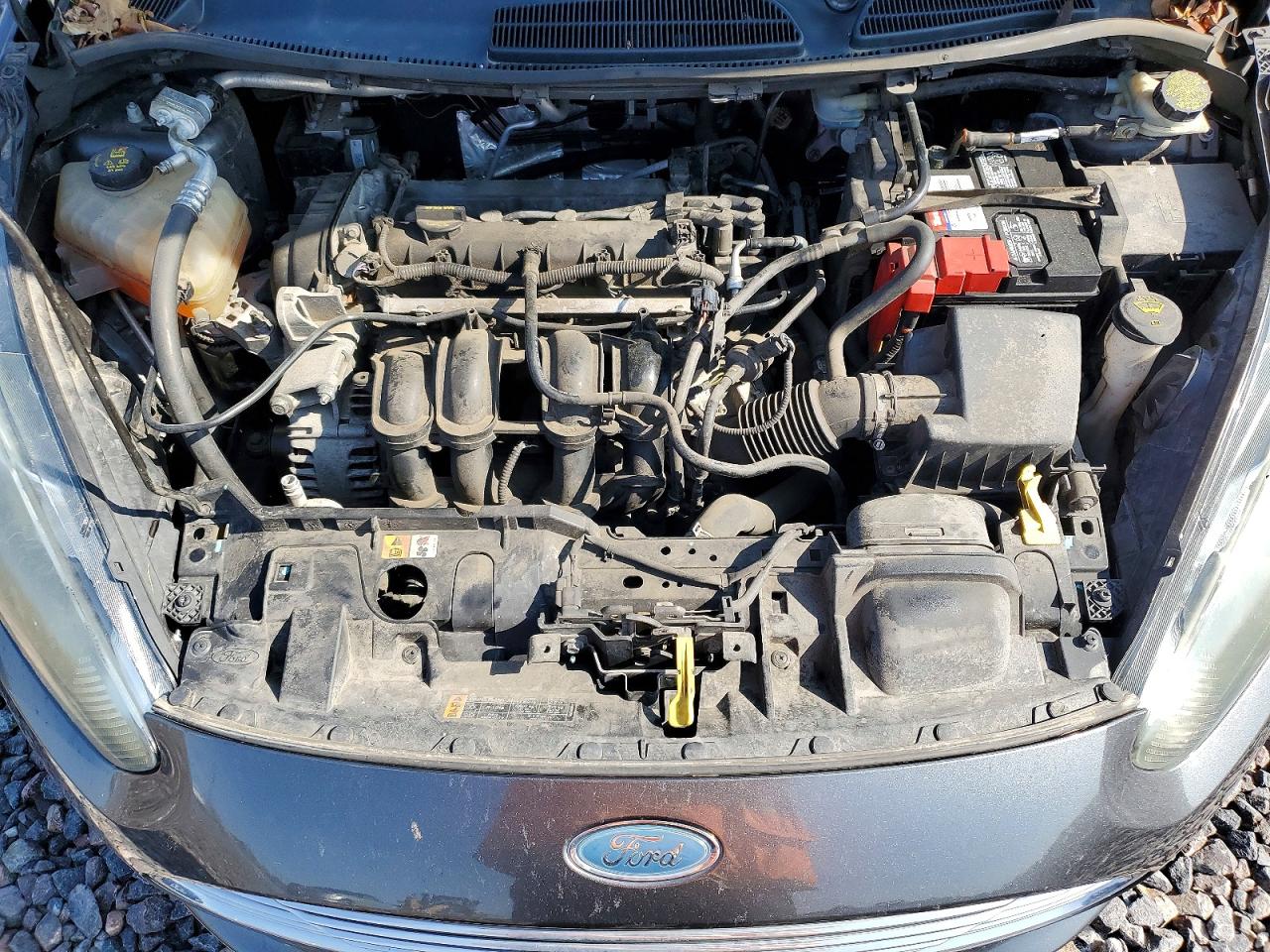 2015 Ford Fiesta Se Gray vin: 3FADP4BJ1FM160765
