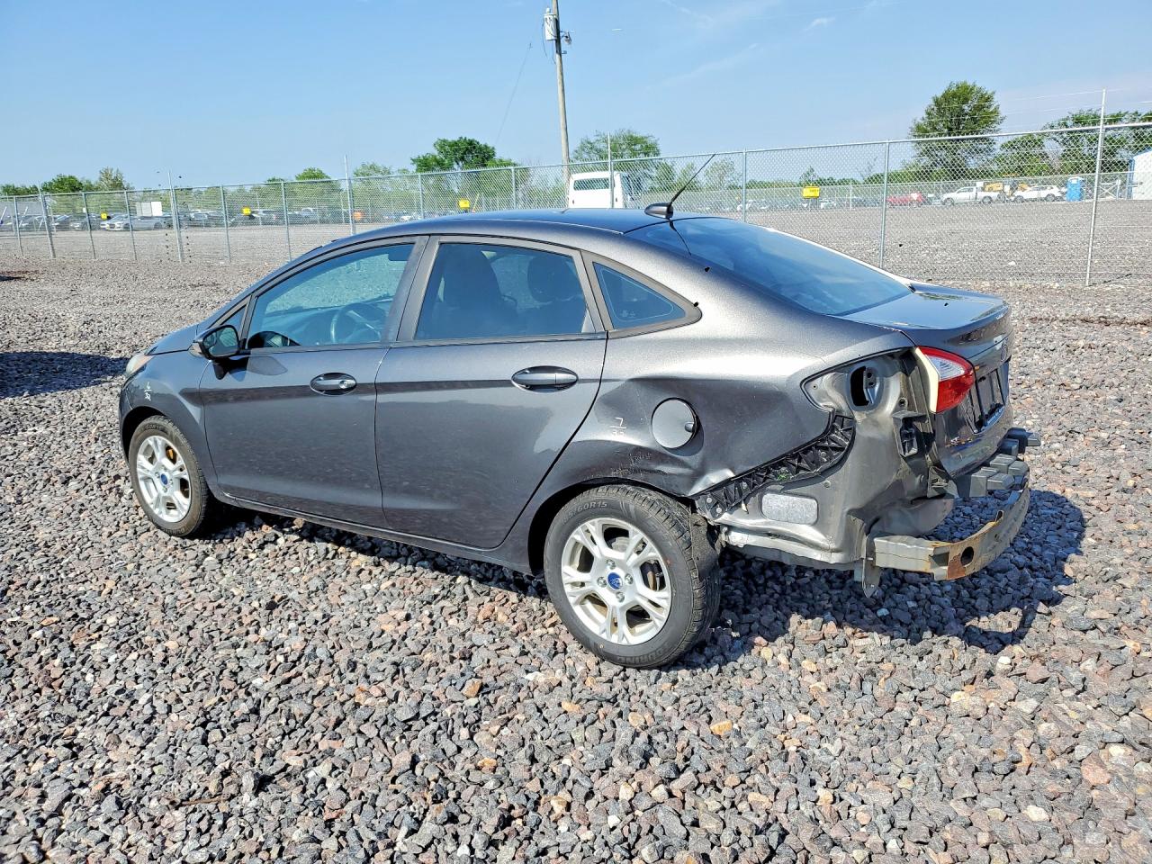 2015 Ford Fiesta Se Gray vin: 3FADP4BJ1FM160765