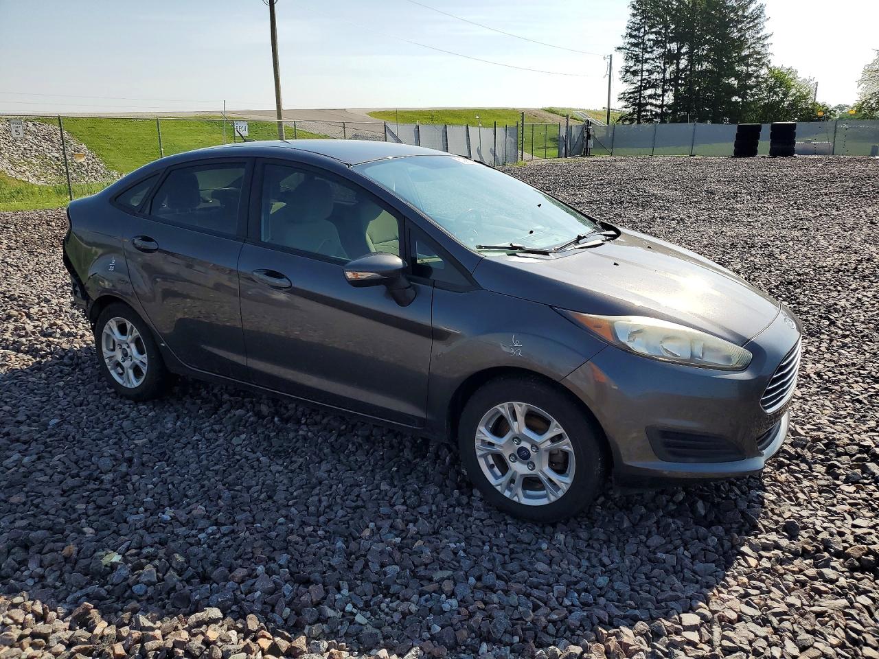 2015 Ford Fiesta Se Gray vin: 3FADP4BJ1FM160765