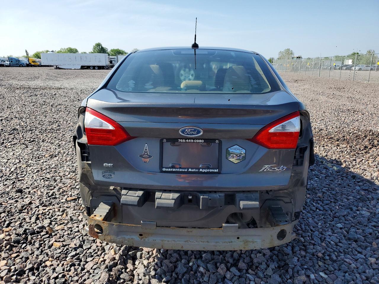 2015 Ford Fiesta Se Gray vin: 3FADP4BJ1FM160765