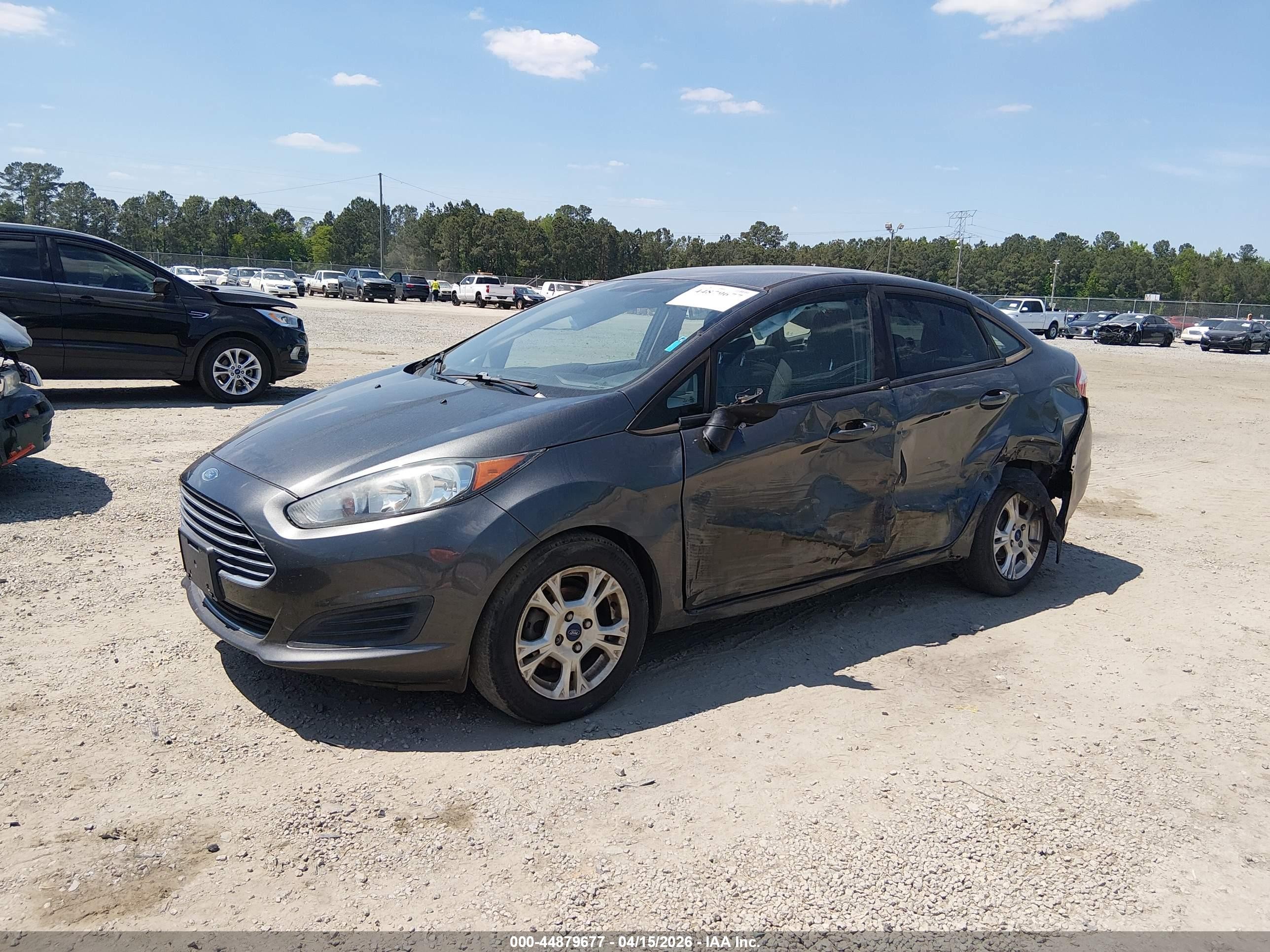 2015 Ford Fiesta Se Black vin: 3FADP4BJ1FM161382