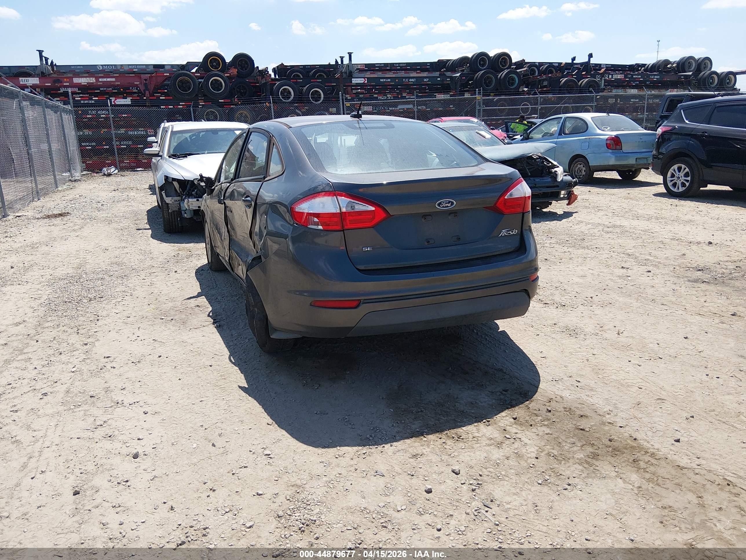 2015 Ford Fiesta Se Black vin: 3FADP4BJ1FM161382