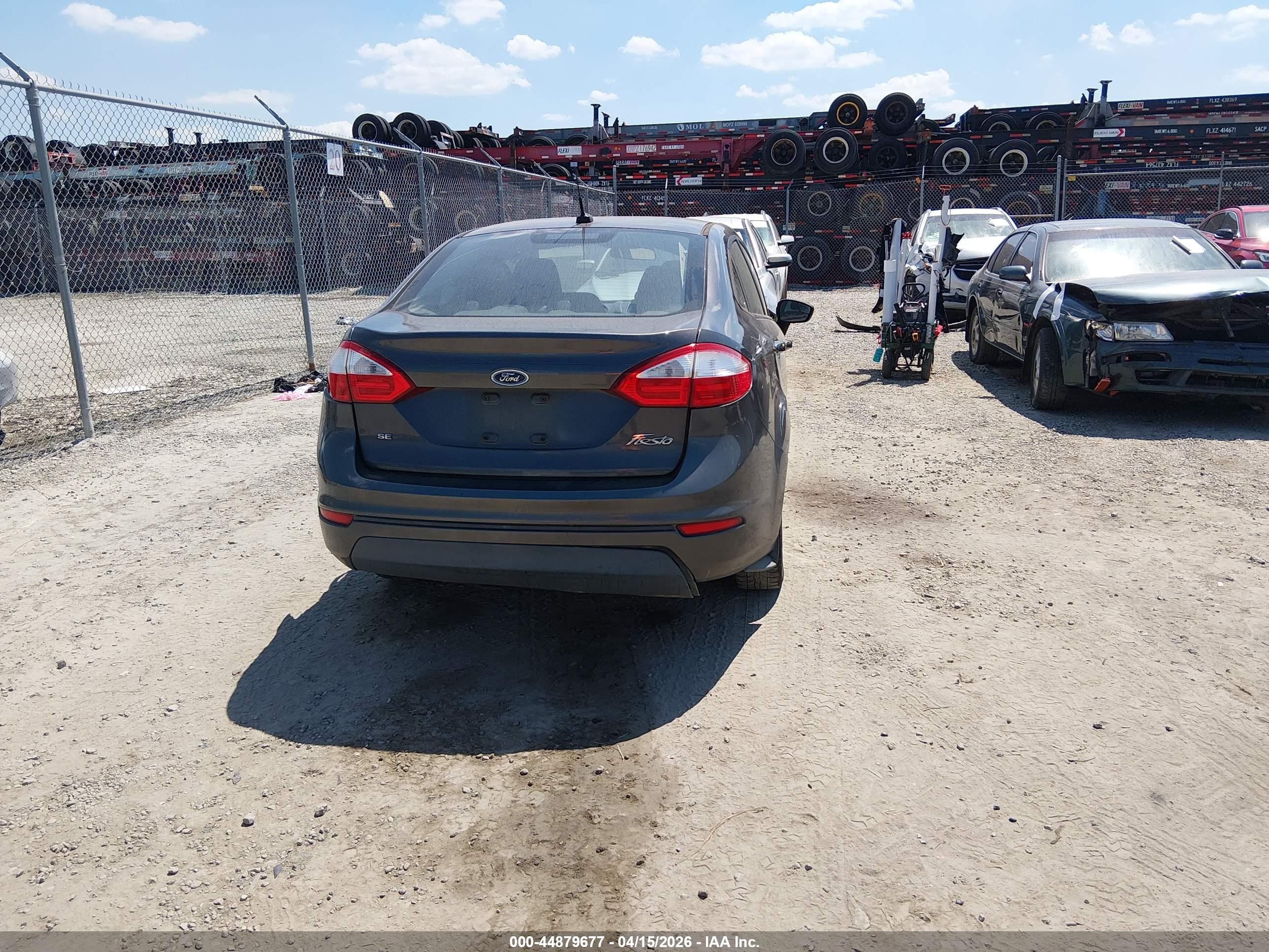 2015 Ford Fiesta Se Black vin: 3FADP4BJ1FM161382
