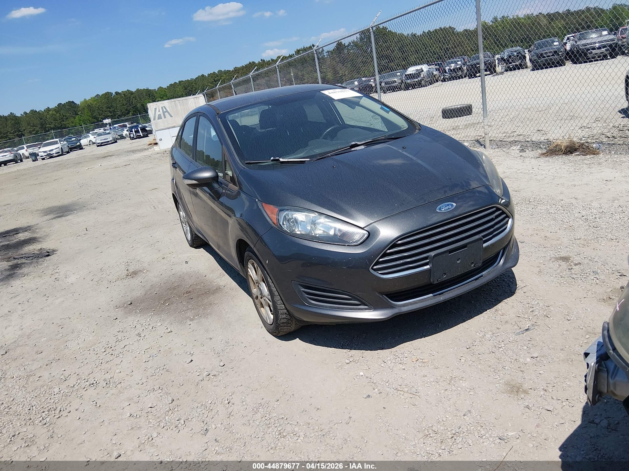 2015 Ford Fiesta Se Black vin: 3FADP4BJ1FM161382