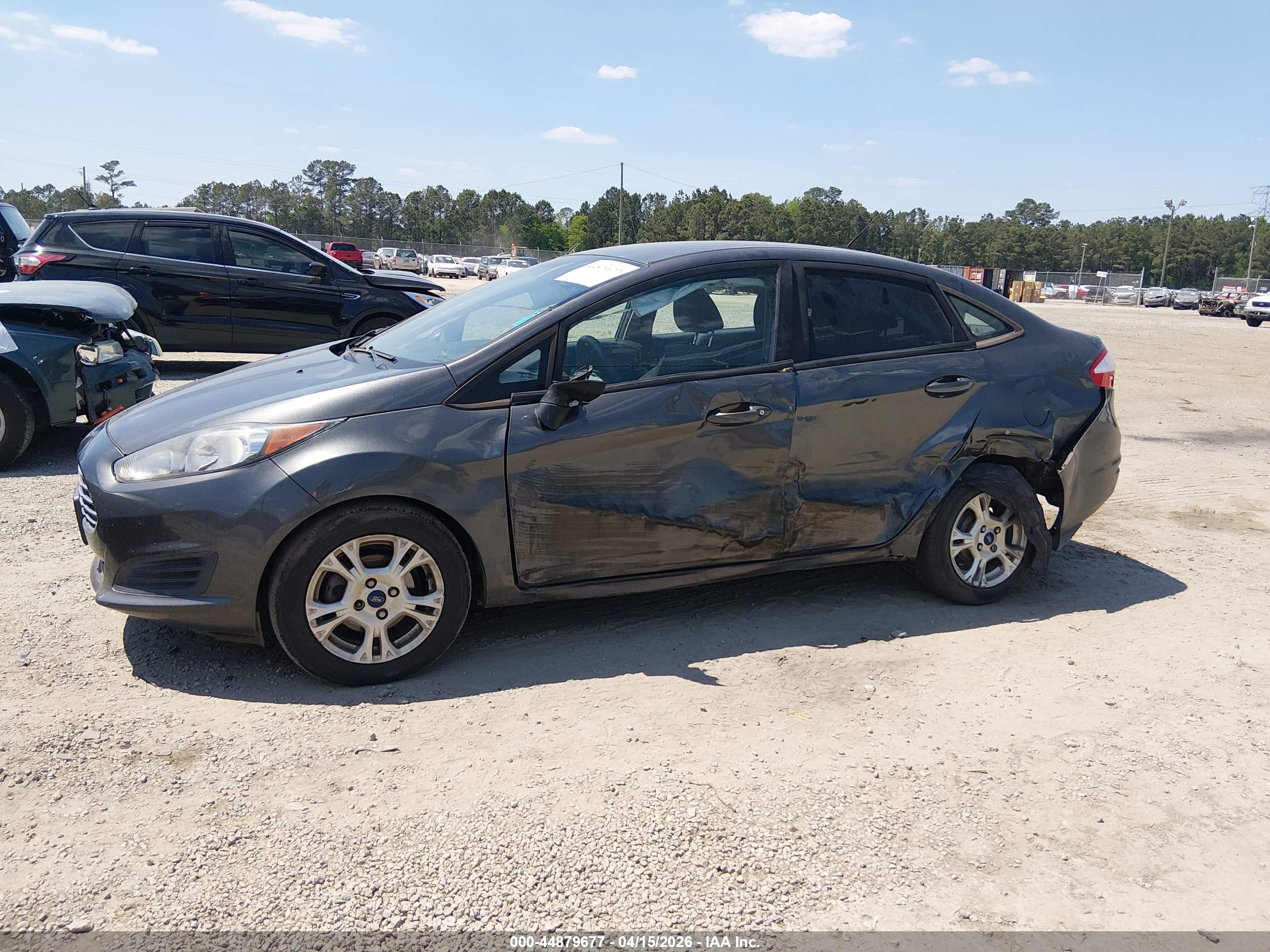 2015 Ford Fiesta Se Black vin: 3FADP4BJ1FM161382
