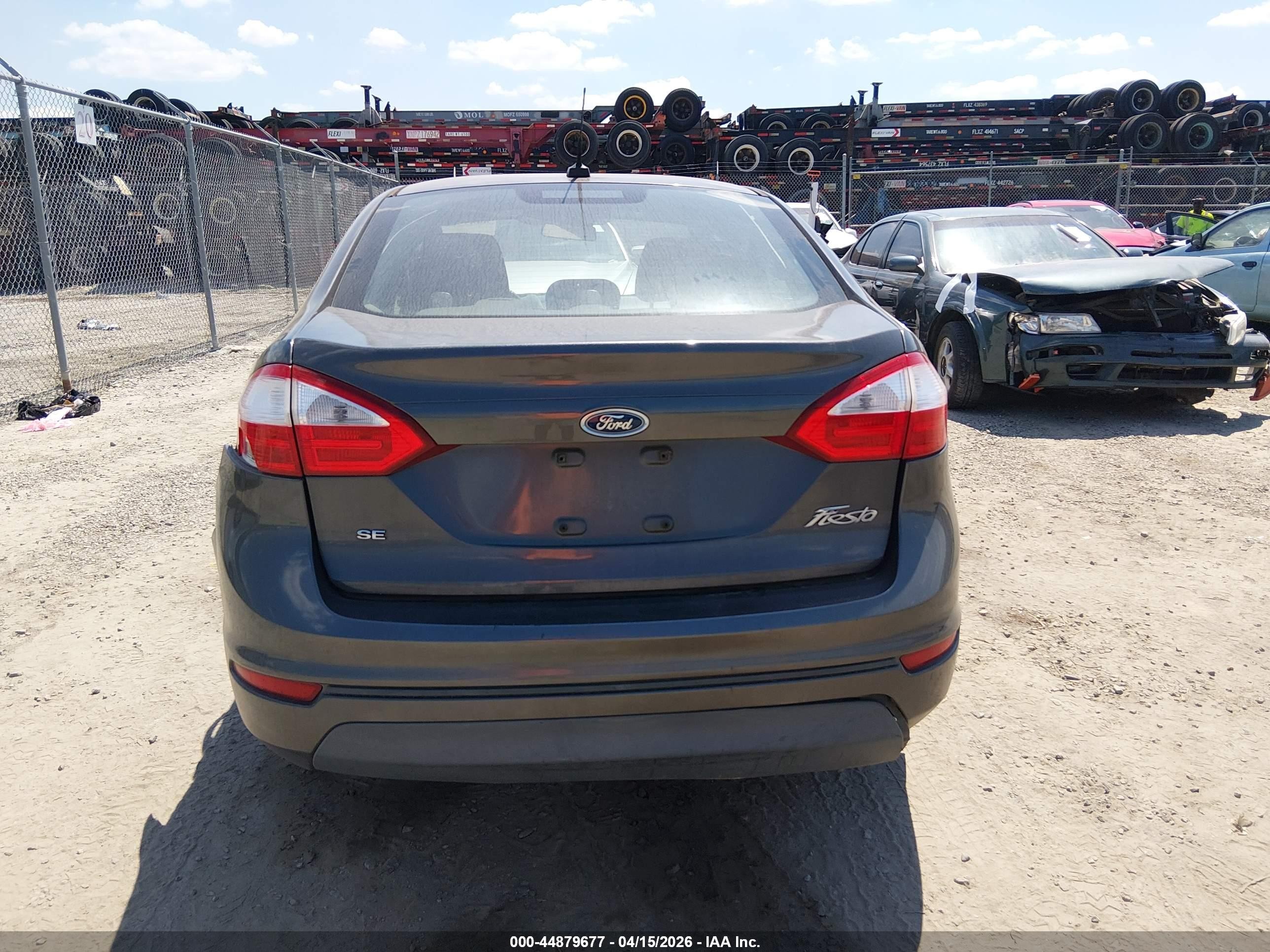 2015 Ford Fiesta Se Black vin: 3FADP4BJ1FM161382