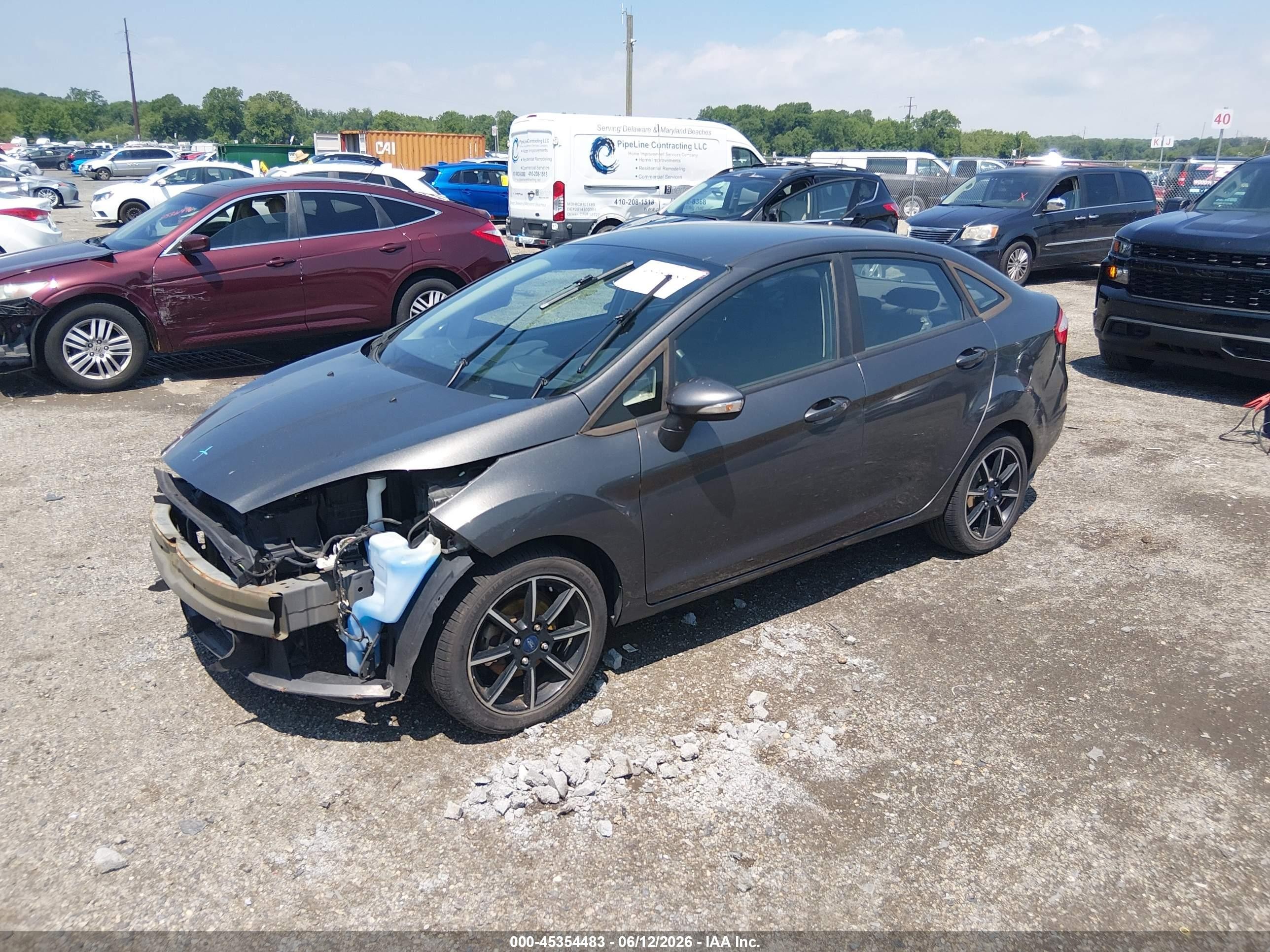 2015 Ford Fiesta Se Gray vin: 3FADP4BJ1FM175511
