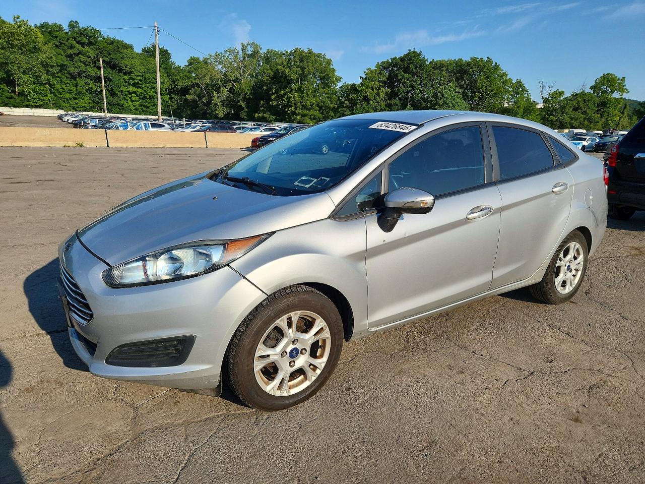 2015 Ford Fiesta Se Silver vin: 3FADP4BJ1FM198884