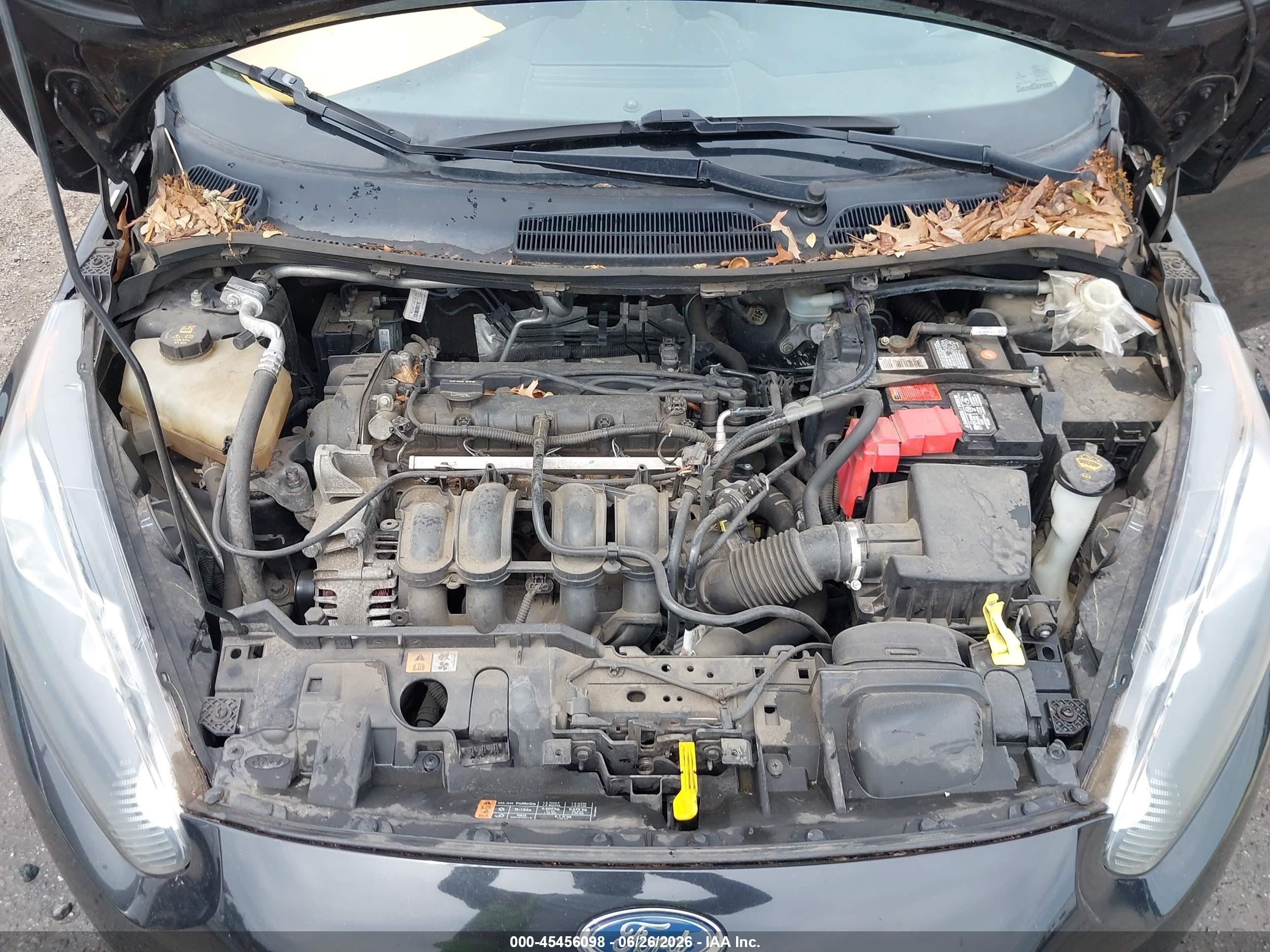 2015 Ford Fiesta Se Black vin: 3FADP4BJ1FM202917
