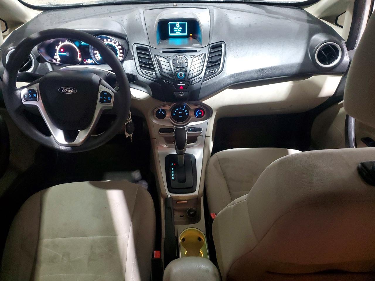 2017 Ford Fiesta Se White vin: 3FADP4BJ1HM125078