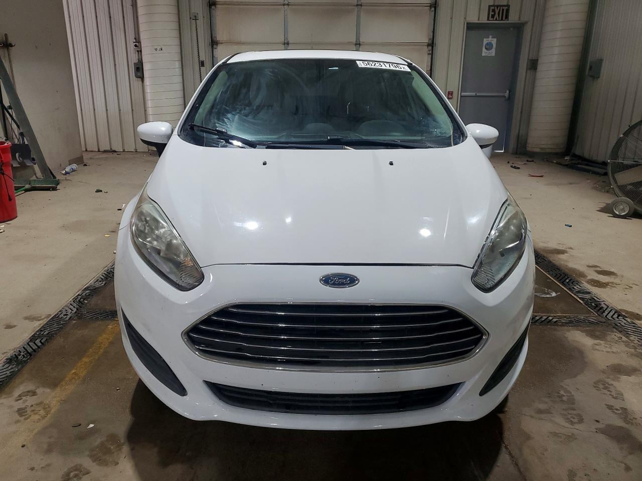 2017 Ford Fiesta Se White vin: 3FADP4BJ1HM125078