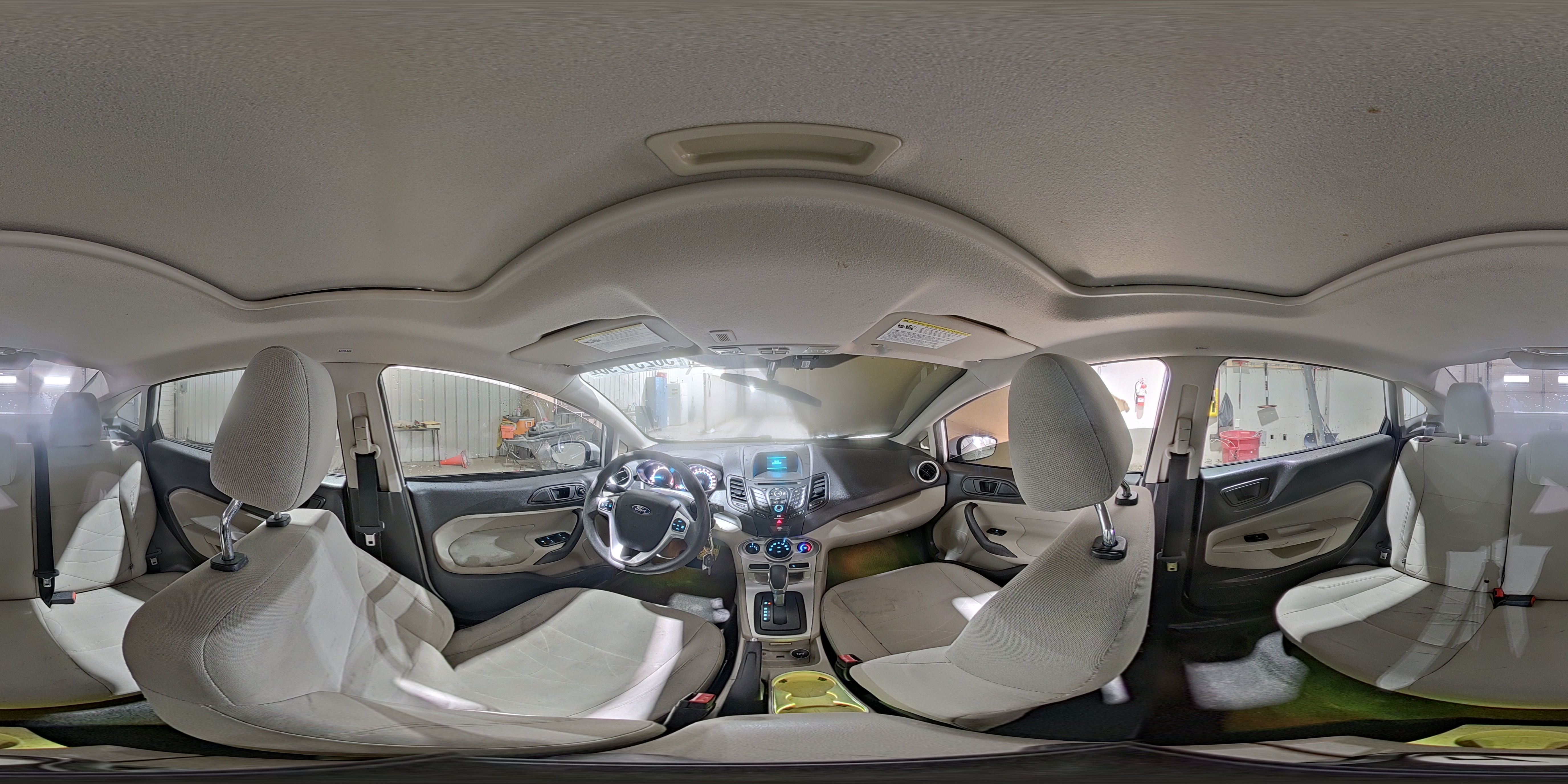 2017 Ford Fiesta Se White vin: 3FADP4BJ1HM125078