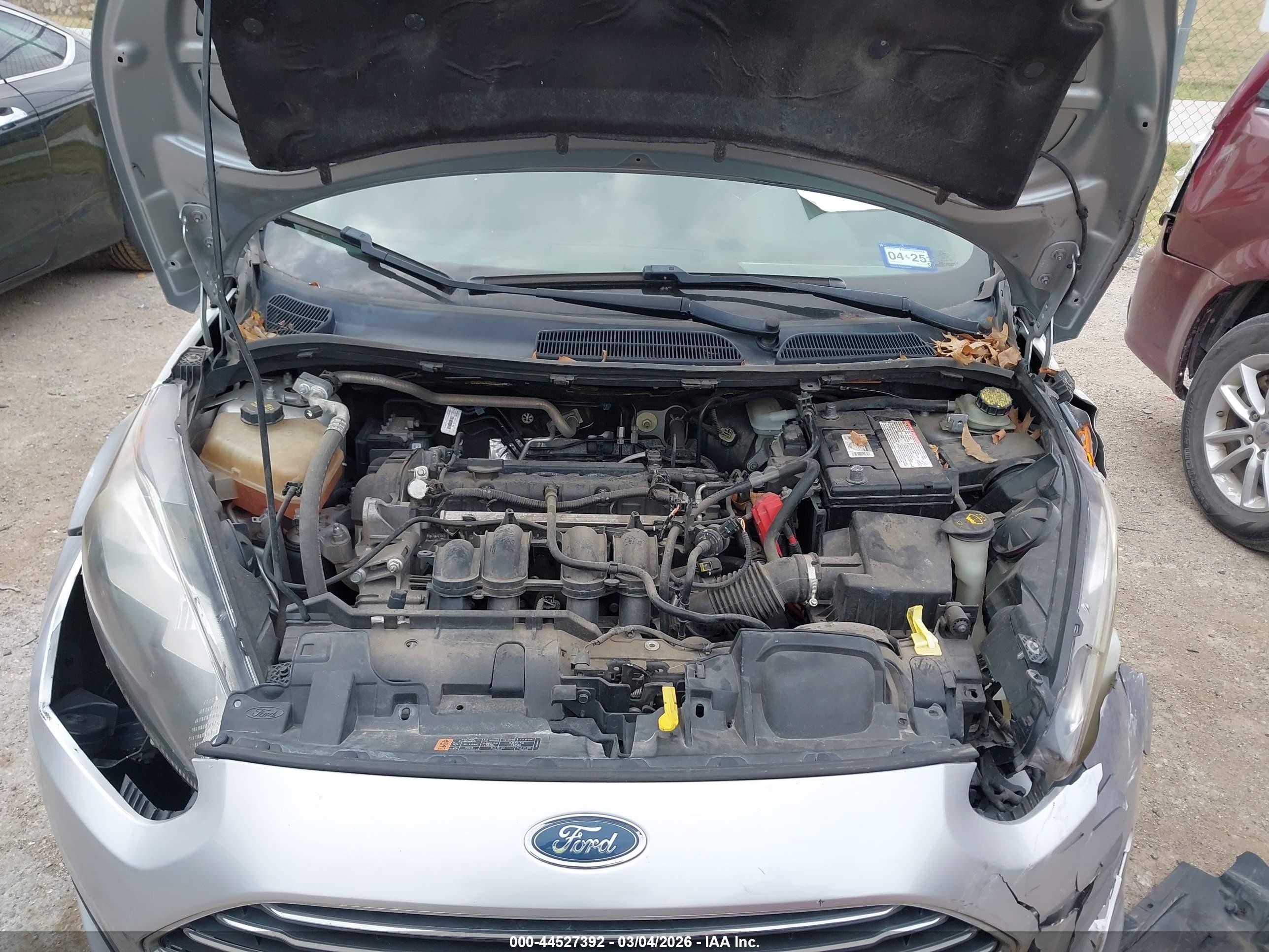 2019 Ford Fiesta Se Silver vin: 3FADP4BJ1KM162901
