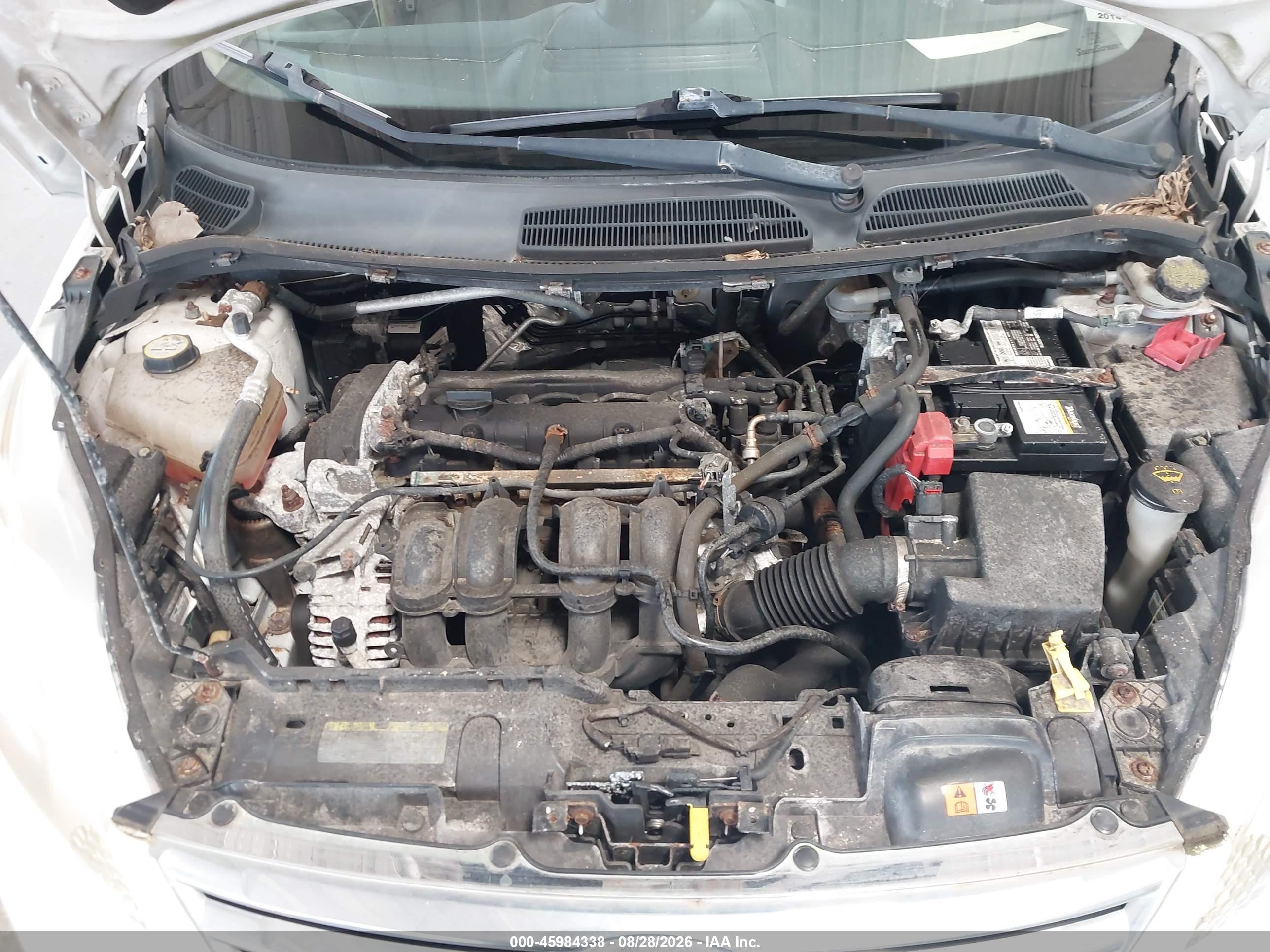 2011 Ford Fiesta Se White vin: 3FADP4BJ2BM147579