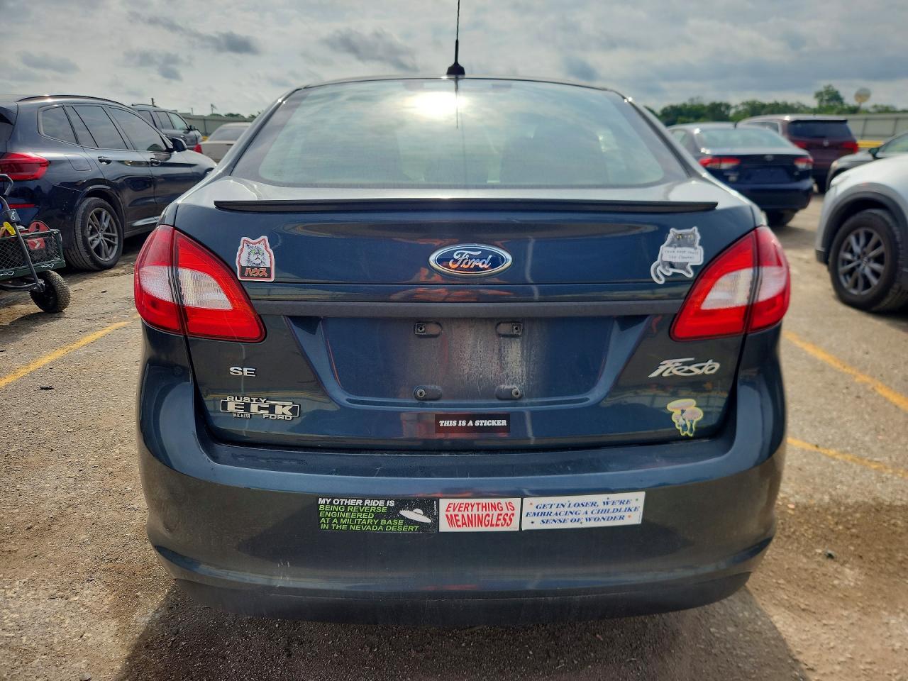 2011 Ford Fiesta Se Blue vin: 3FADP4BJ2BM223737