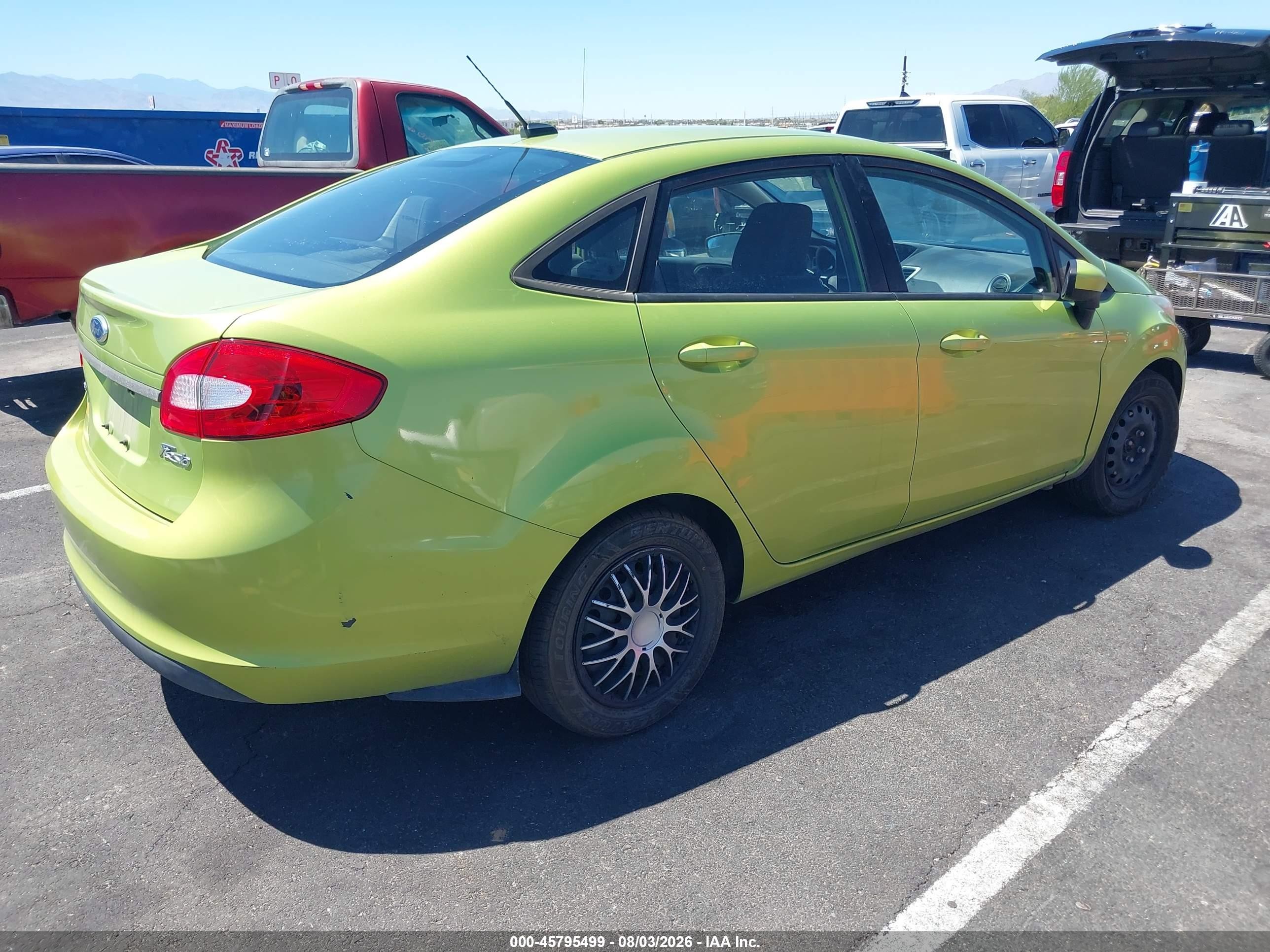 2012 Ford Fiesta Se Green vin: 3FADP4BJ2CM164917