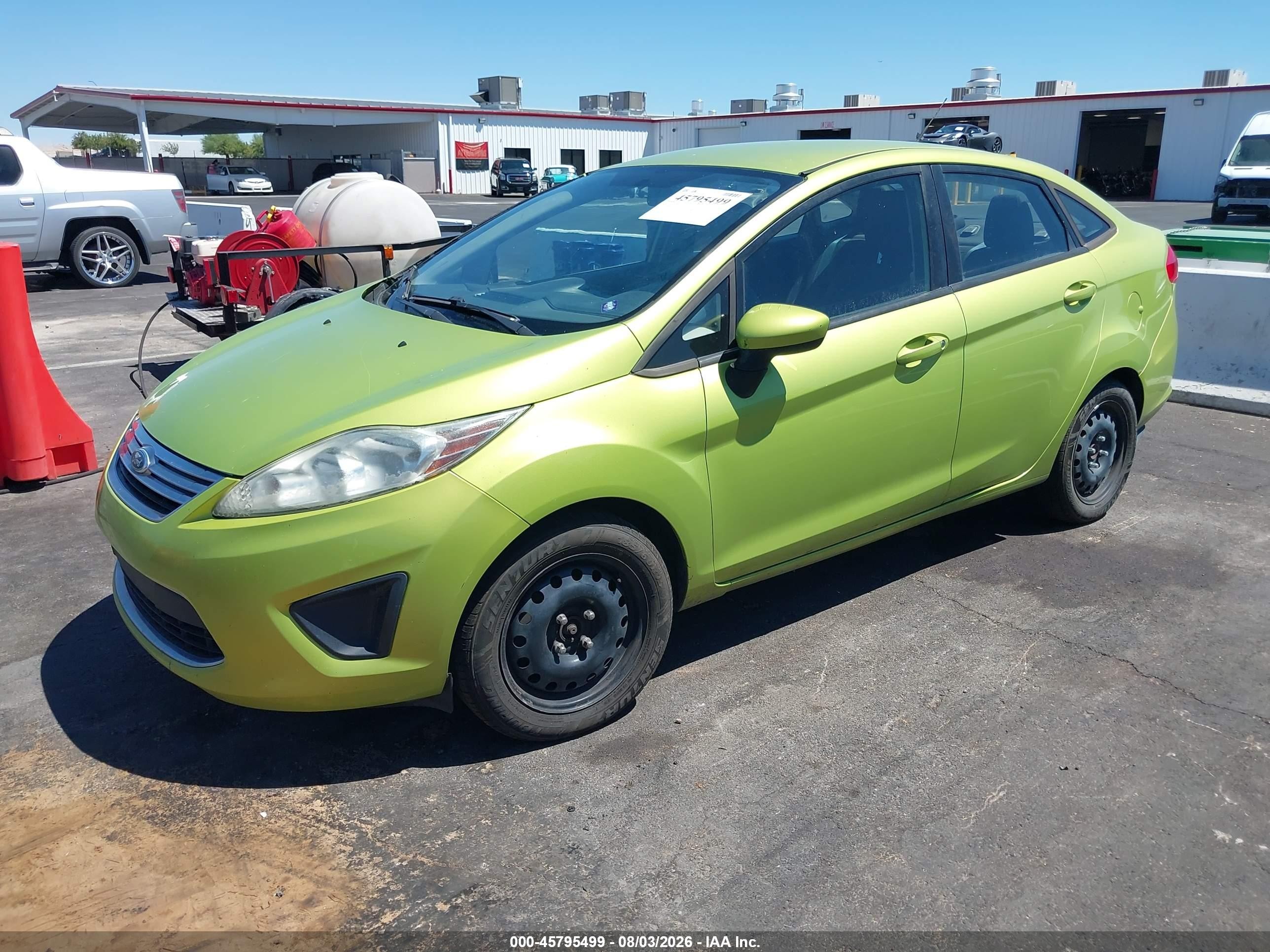 2012 Ford Fiesta Se Green vin: 3FADP4BJ2CM164917
