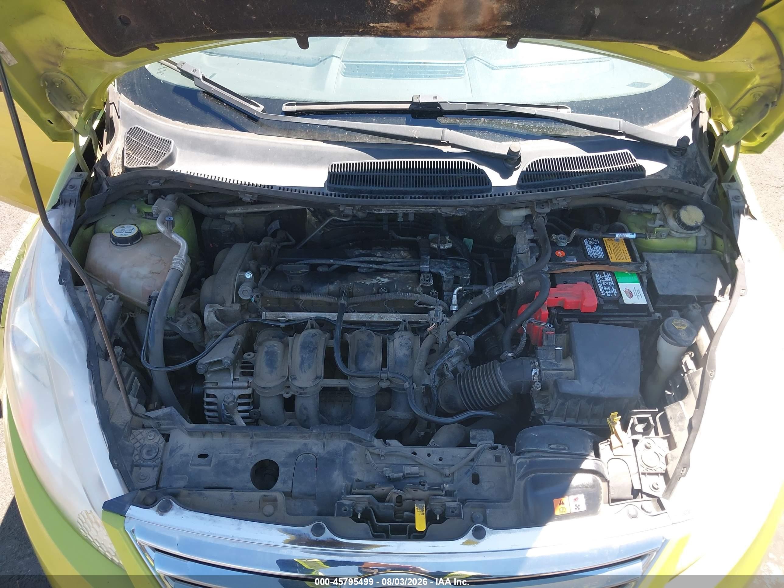 2012 Ford Fiesta Se Green vin: 3FADP4BJ2CM164917