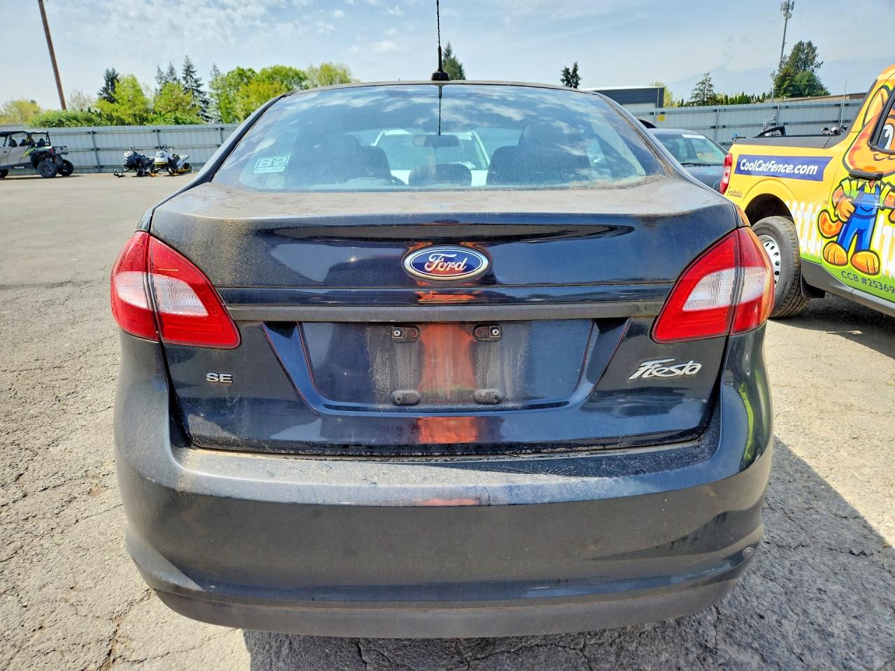 2013 Ford Fiesta Se Black vin: 3FADP4BJ2DM129506