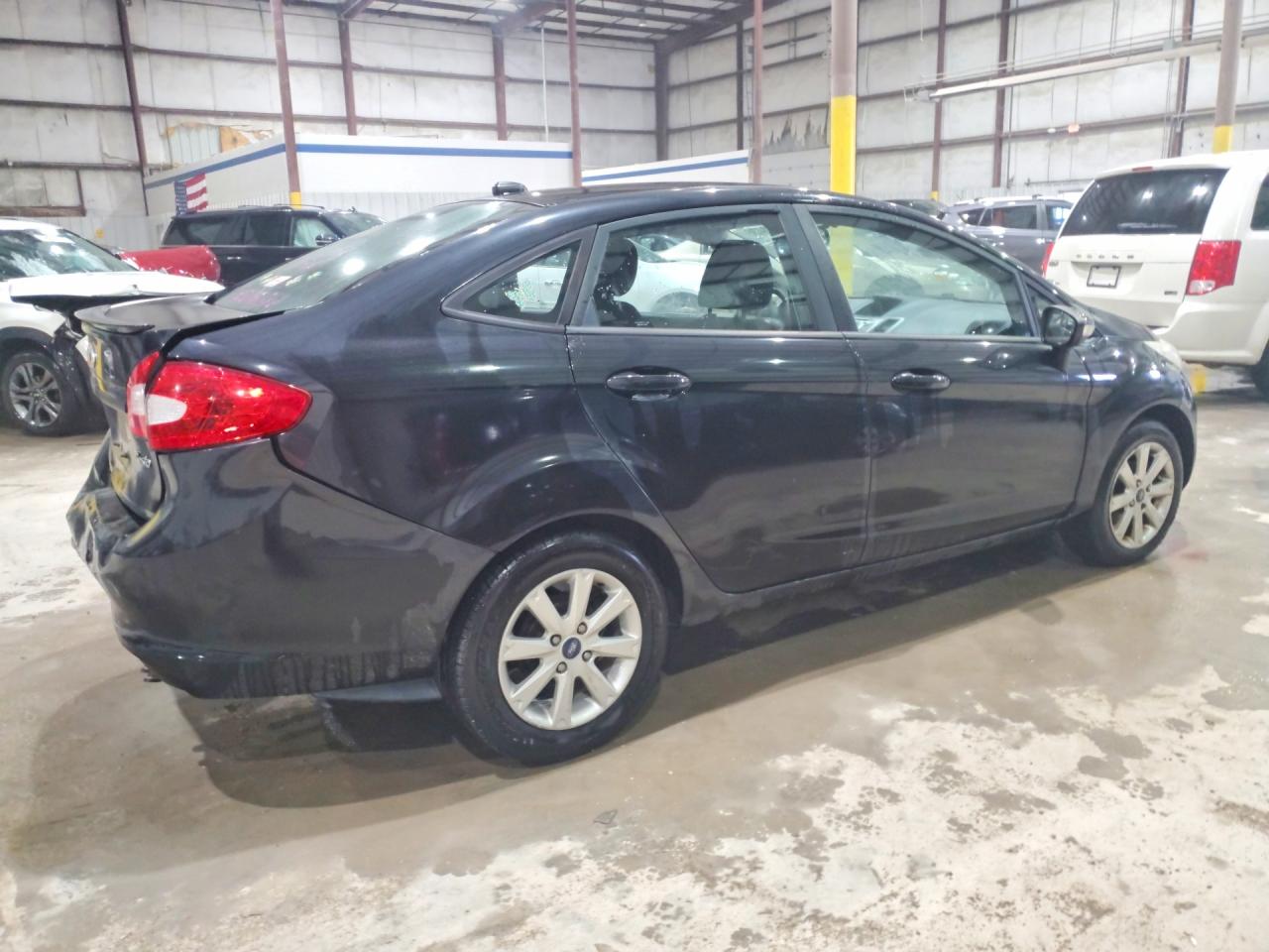 2013 Ford Fiesta Se Black vin: 3FADP4BJ2DM167186