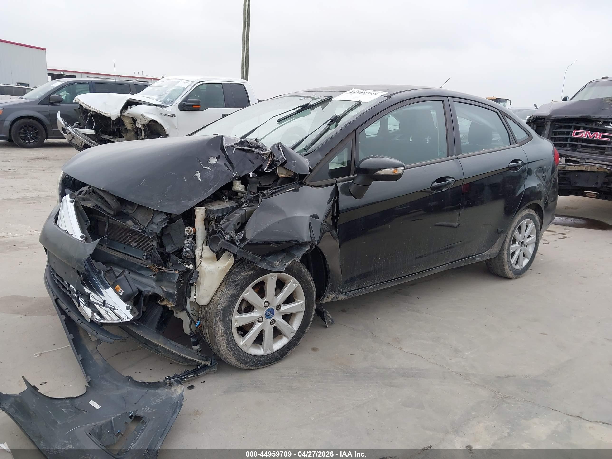 2013 Ford Fiesta Se Black vin: 3FADP4BJ2DM167902