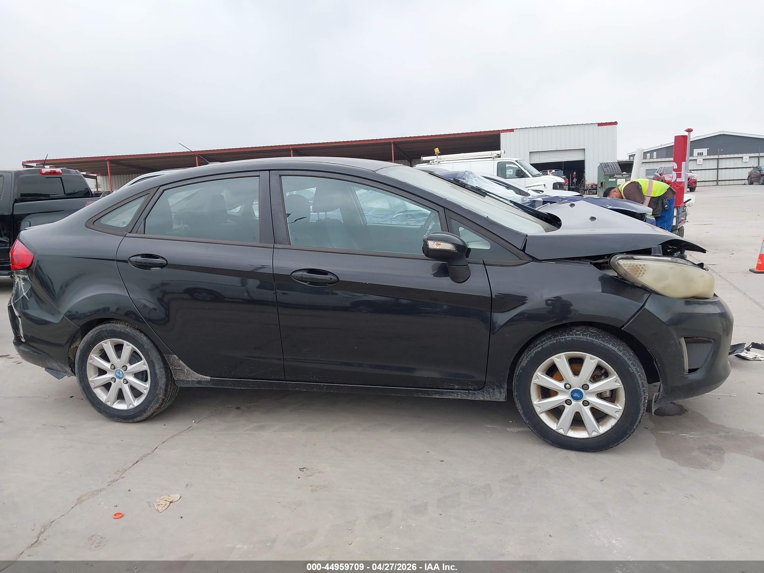 2013 Ford Fiesta Se Black vin: 3FADP4BJ2DM167902