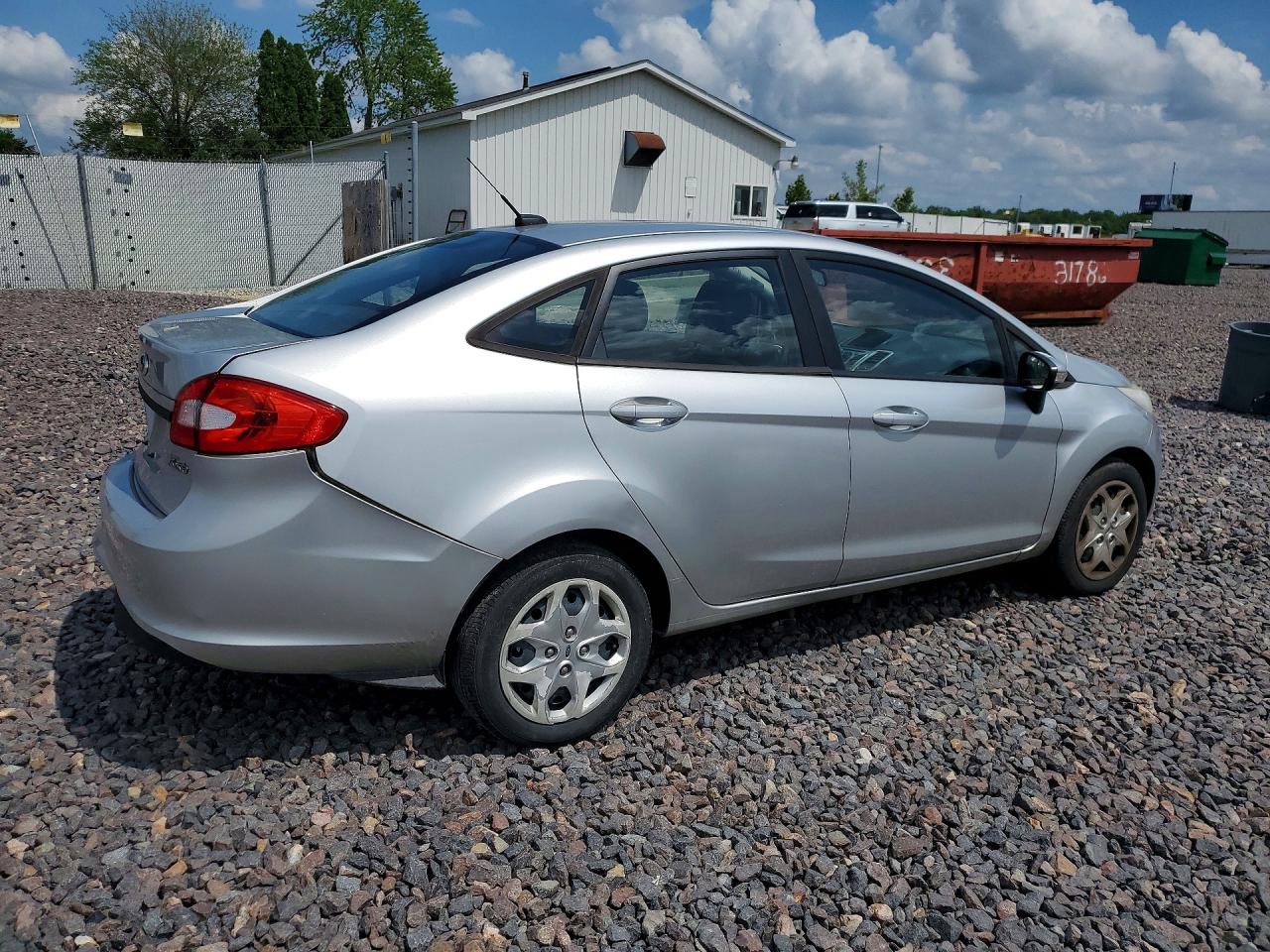 2013 Ford Fiesta Se Silver vin: 3FADP4BJ2DM183534