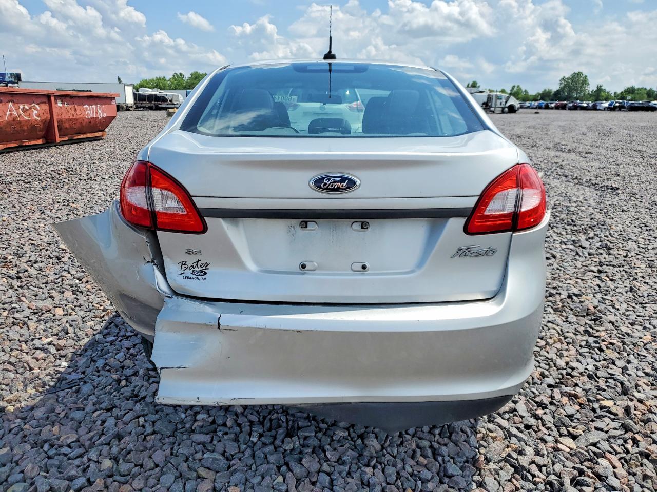 2013 Ford Fiesta Se Silver vin: 3FADP4BJ2DM183534