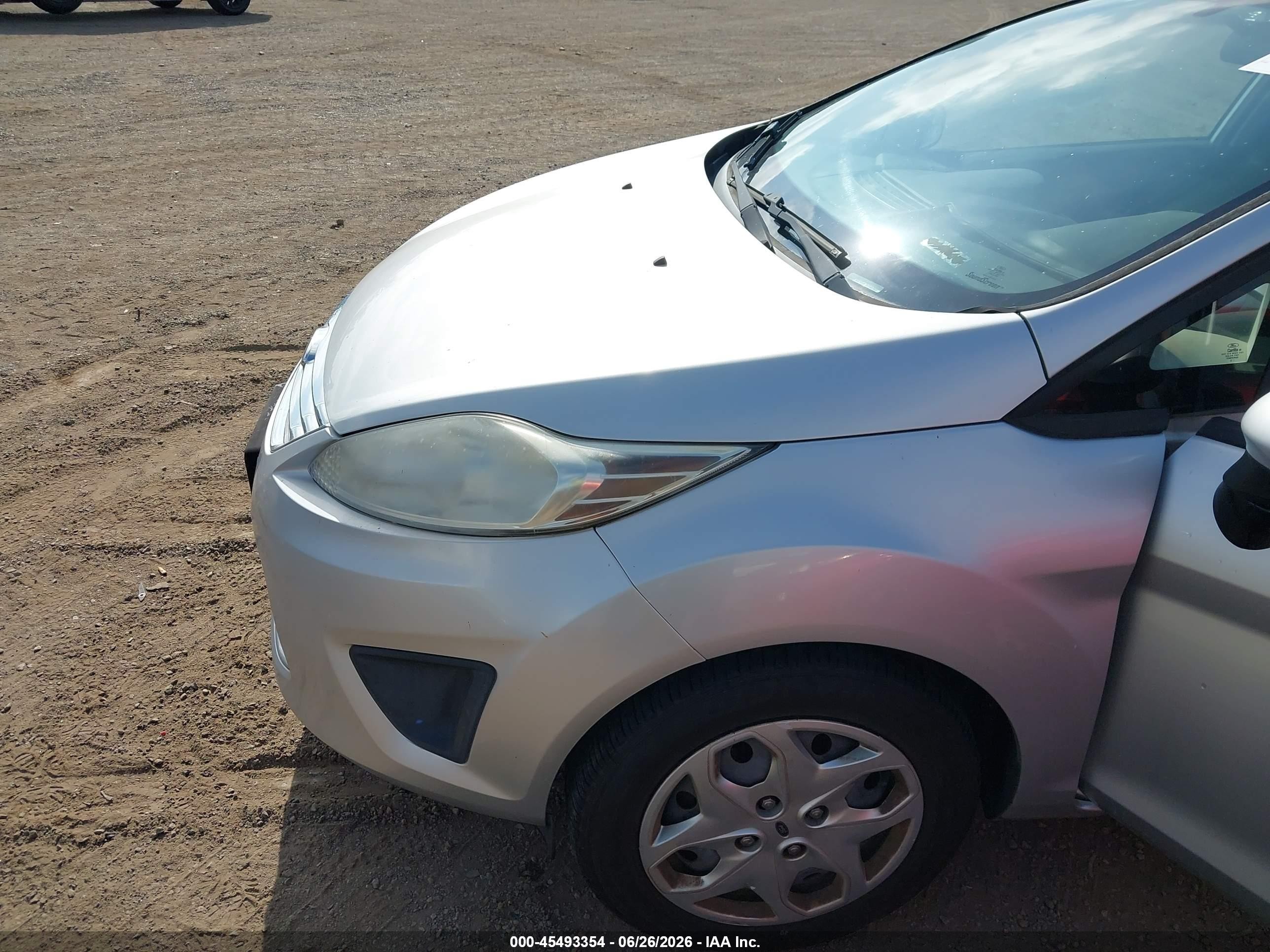 2013 Ford Fiesta Se Silver vin: 3FADP4BJ2DM186109
