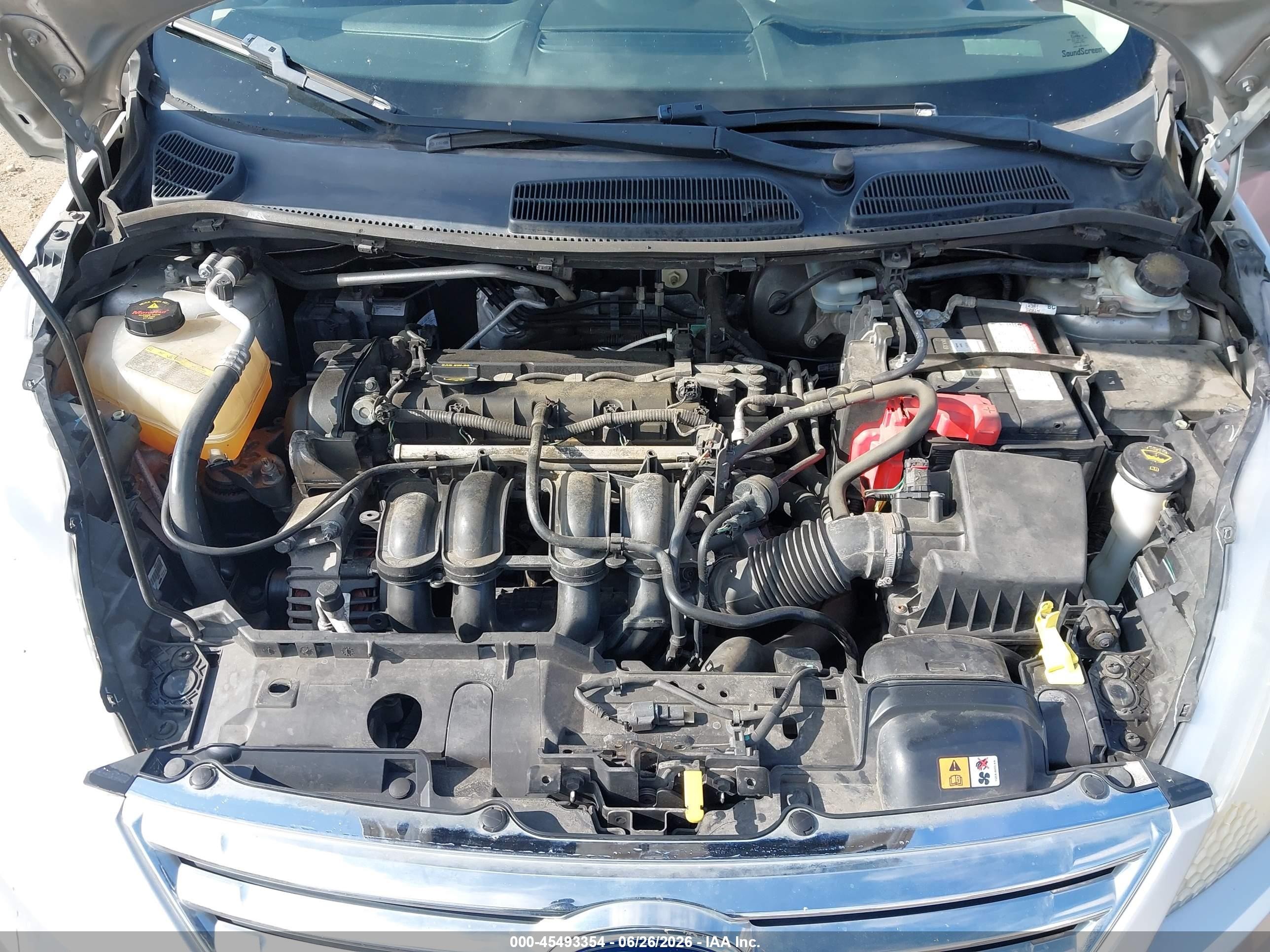 2013 Ford Fiesta Se Silver vin: 3FADP4BJ2DM186109
