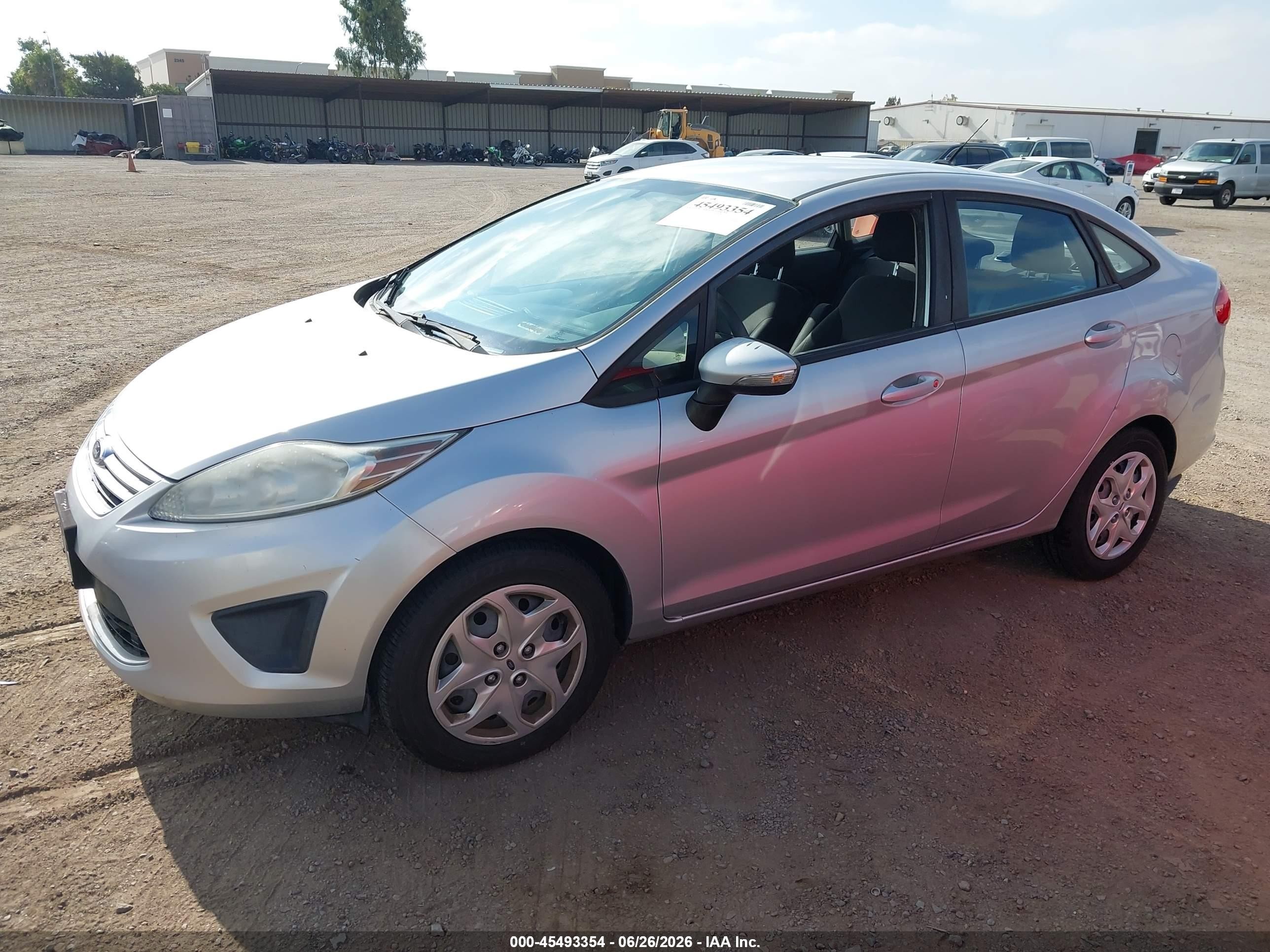 2013 Ford Fiesta Se Silver vin: 3FADP4BJ2DM186109