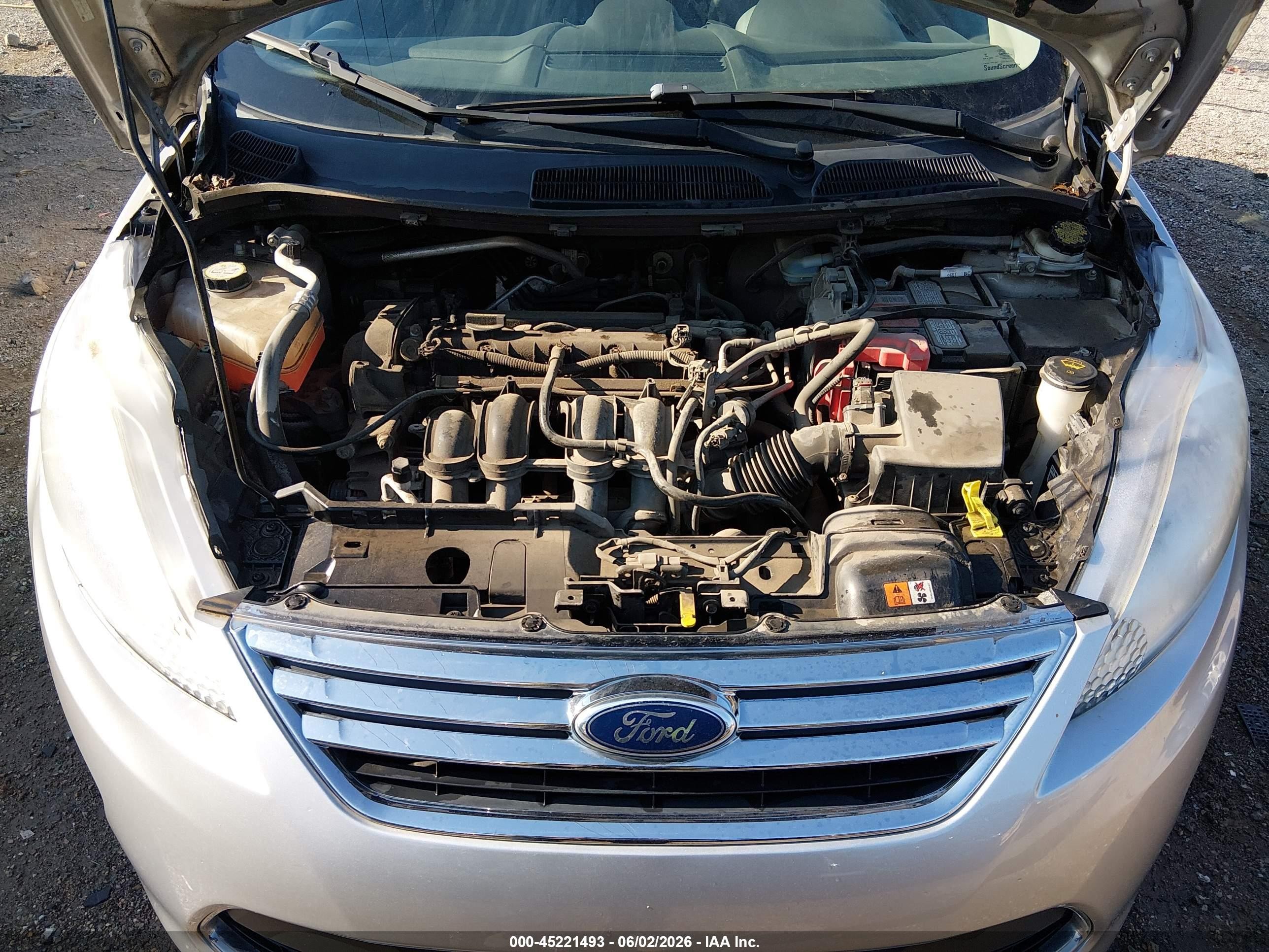 2013 Ford Fiesta Se Silver vin: 3FADP4BJ2DM204138
