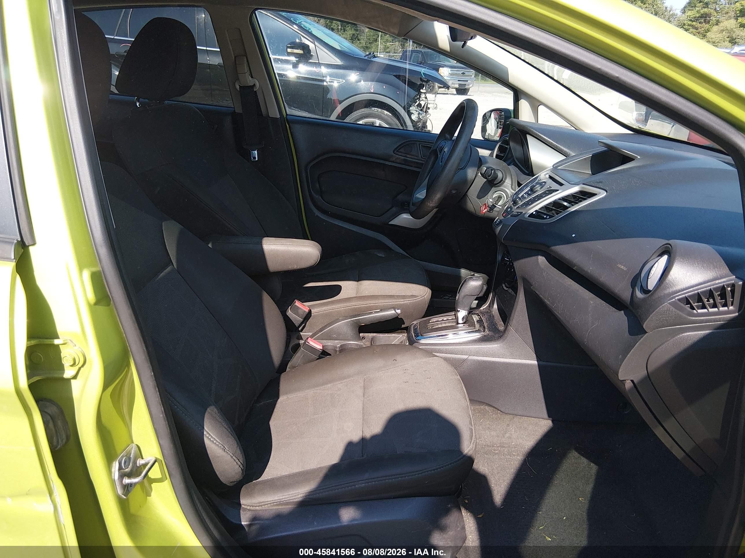 2013 Ford Fiesta Se Green vin: 3FADP4BJ2DM204494