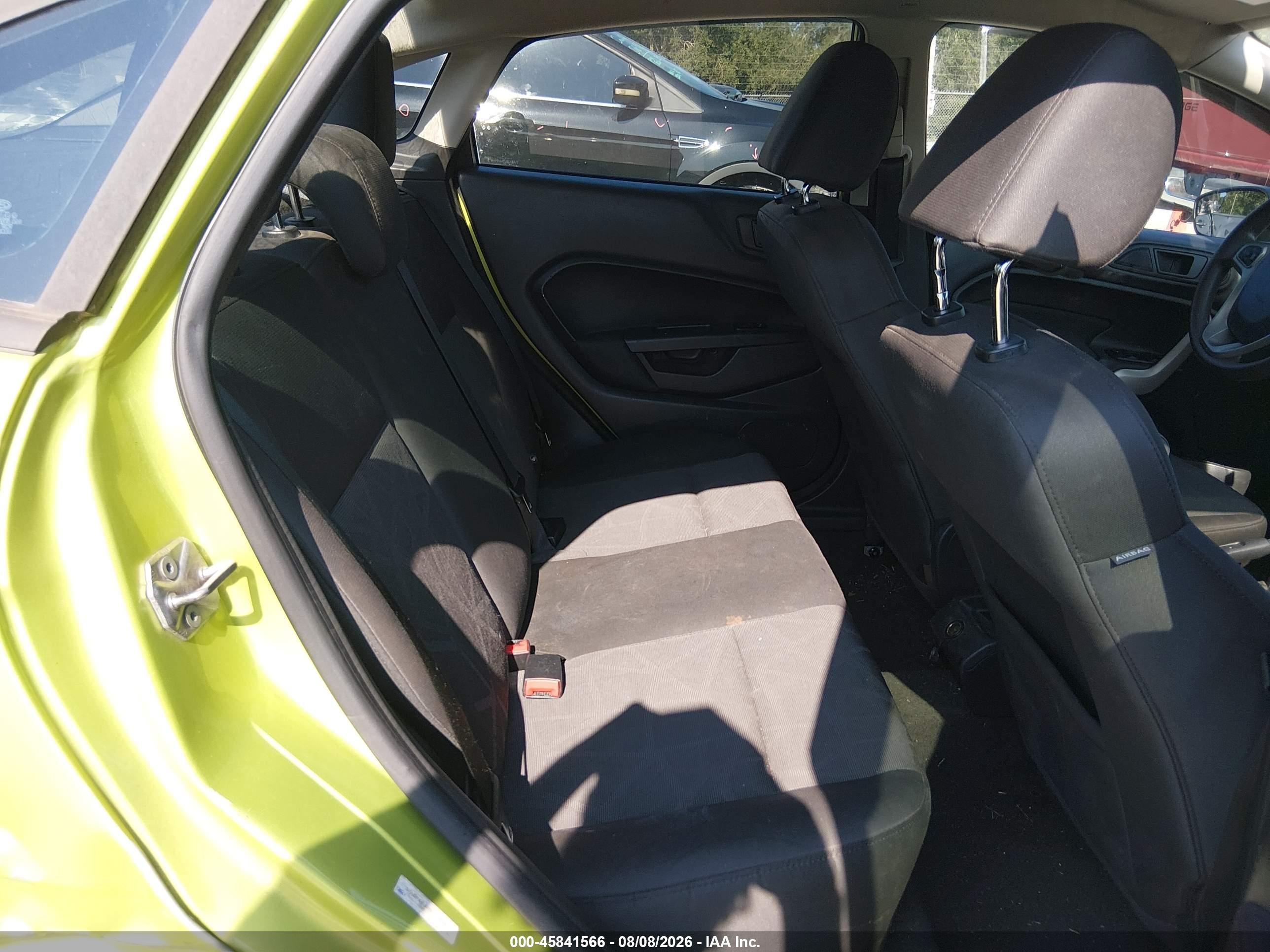 2013 Ford Fiesta Se Green vin: 3FADP4BJ2DM204494