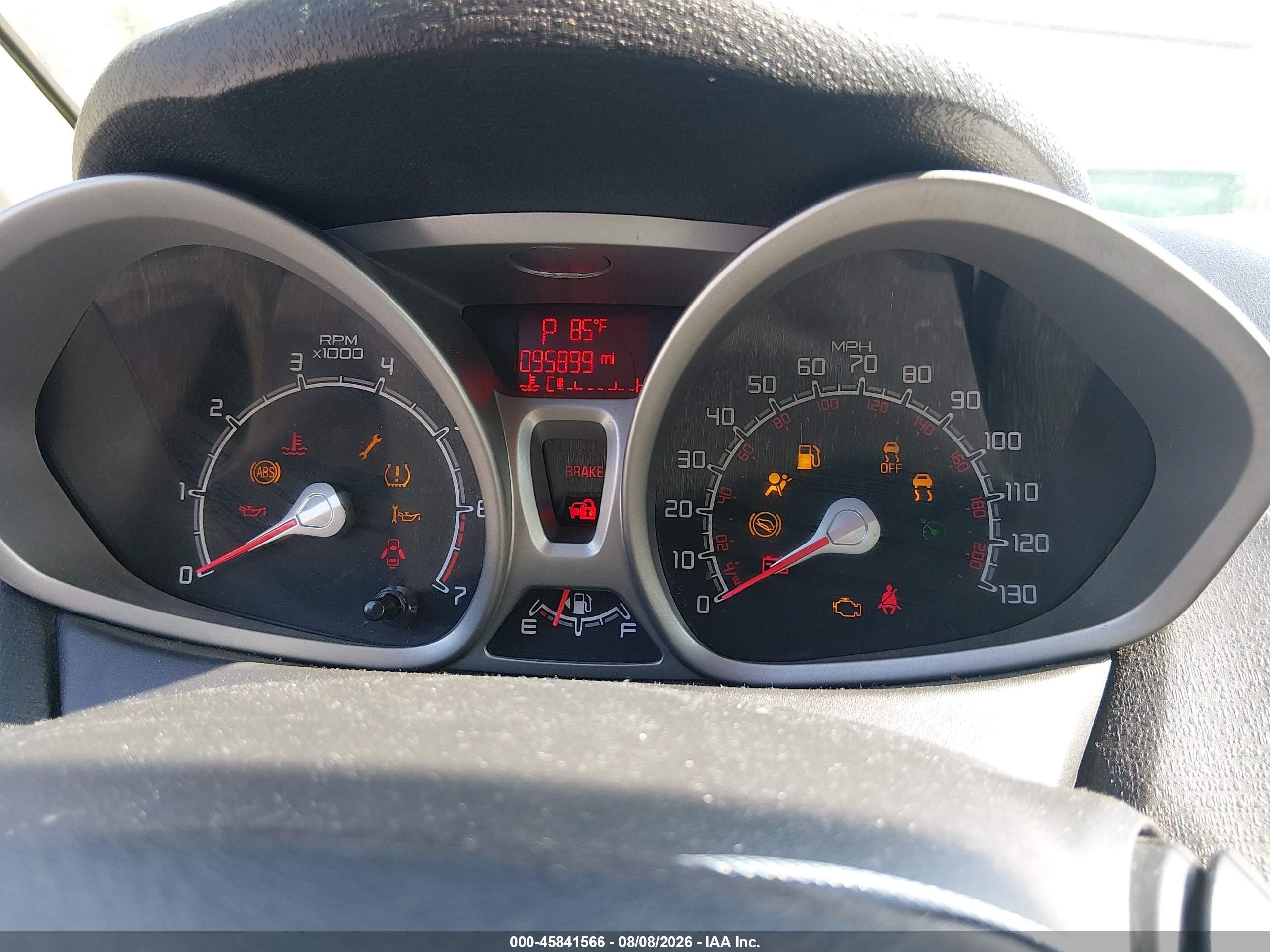 2013 Ford Fiesta Se Green vin: 3FADP4BJ2DM204494