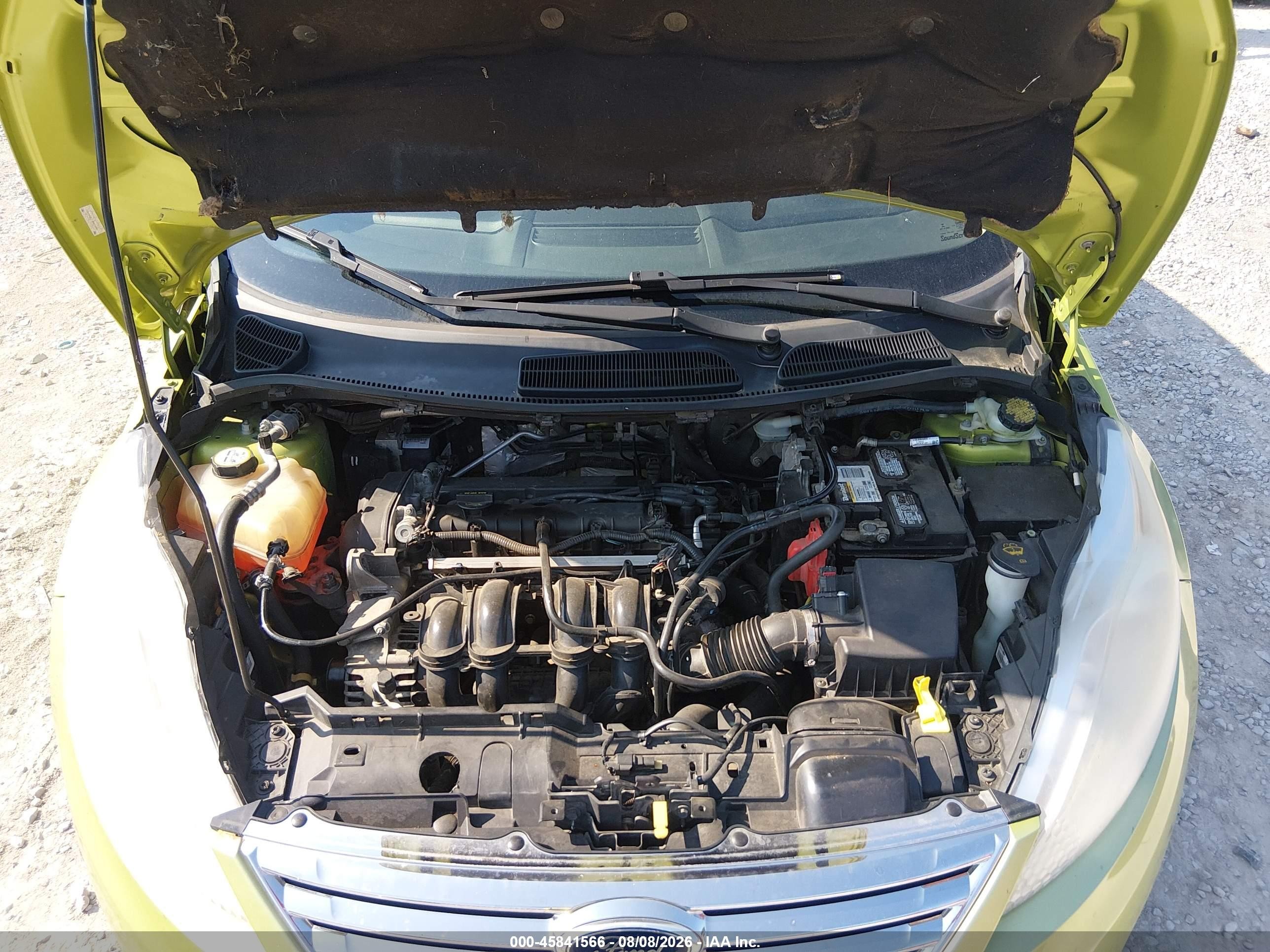 2013 Ford Fiesta Se Green vin: 3FADP4BJ2DM204494