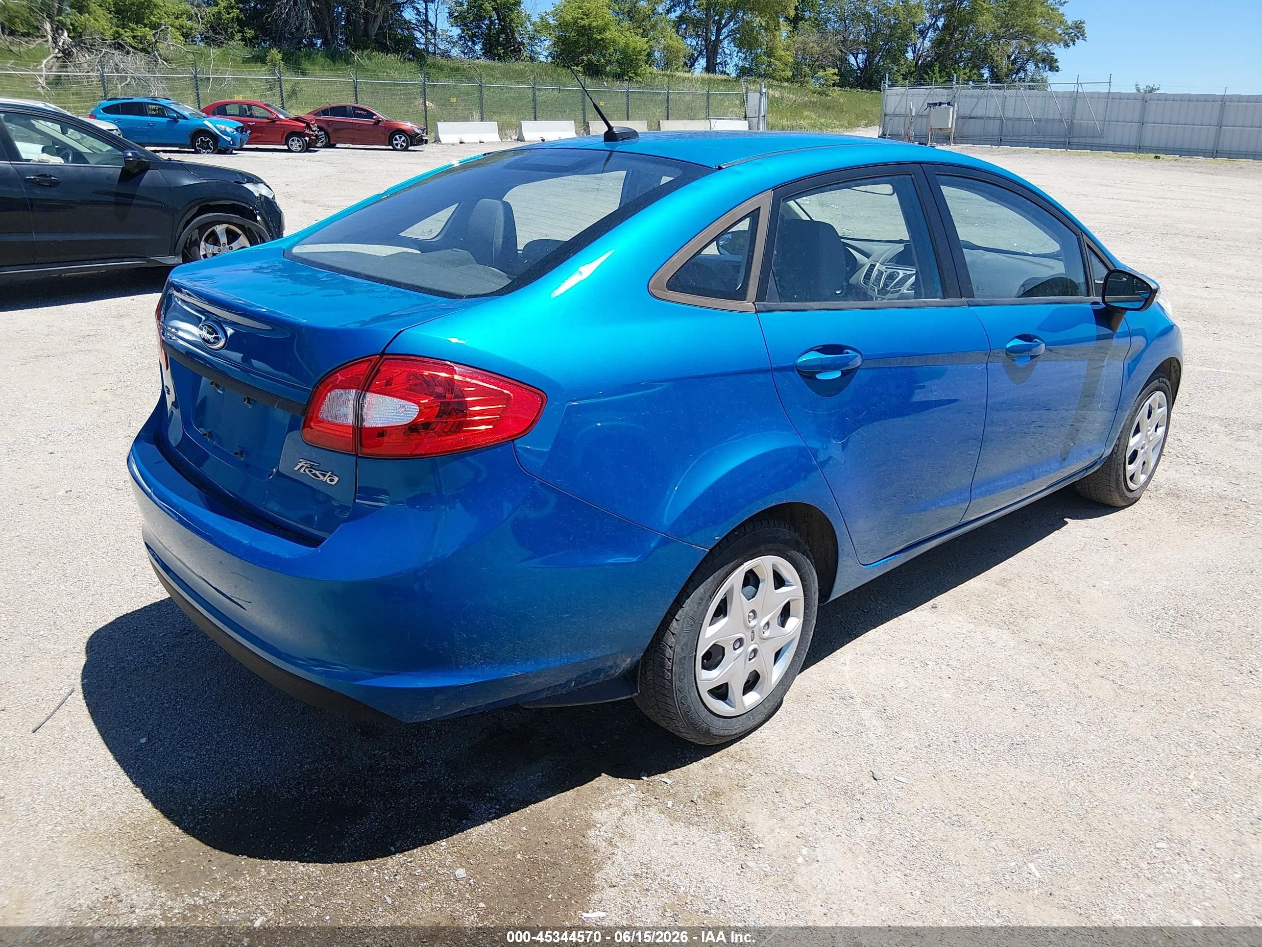 2013 Ford Fiesta Se Blue vin: 3FADP4BJ2DM204771