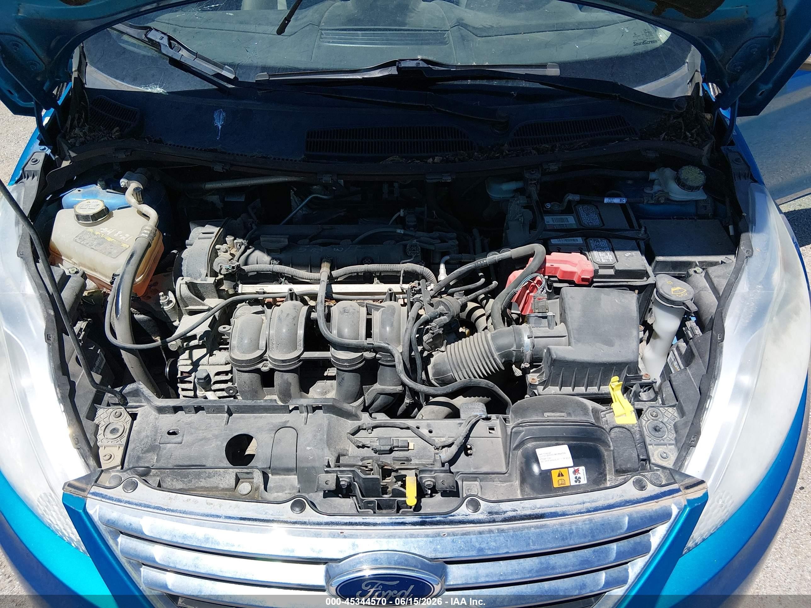 2013 Ford Fiesta Se Blue vin: 3FADP4BJ2DM204771