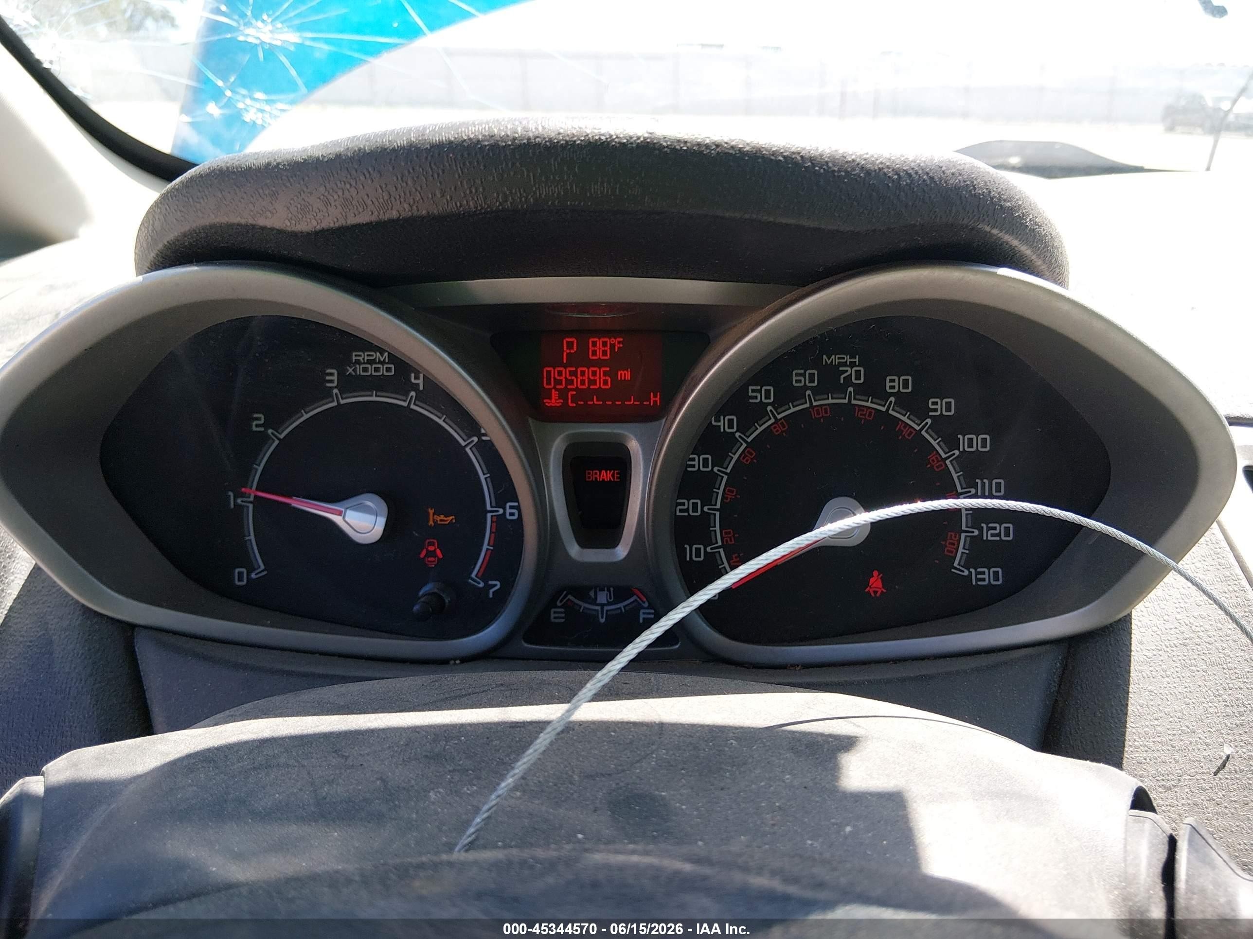 2013 Ford Fiesta Se Blue vin: 3FADP4BJ2DM204771