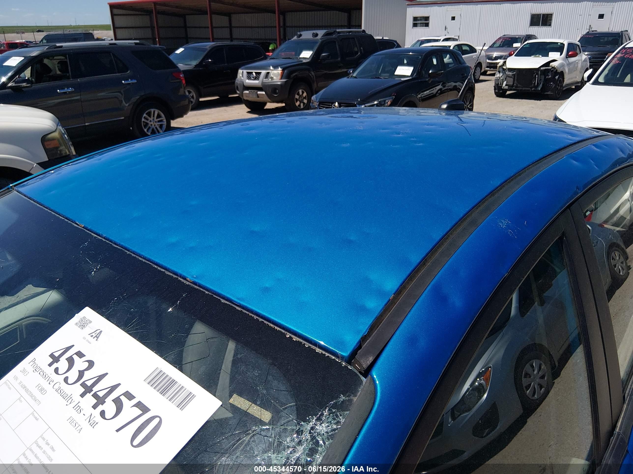 2013 Ford Fiesta Se Blue vin: 3FADP4BJ2DM204771