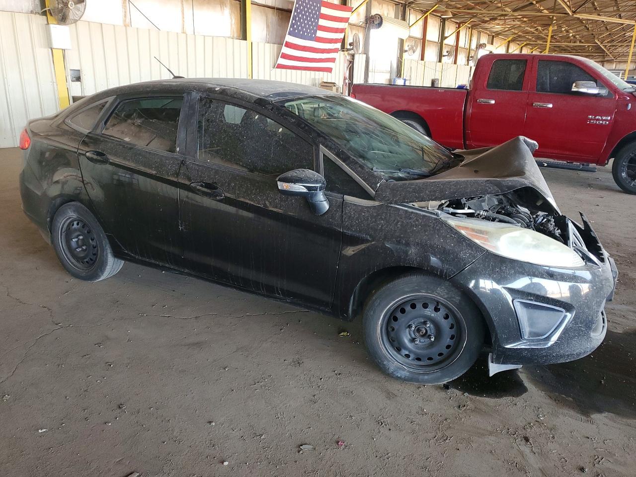 2013 Ford Fiesta Se Black vin: 3FADP4BJ2DM205581