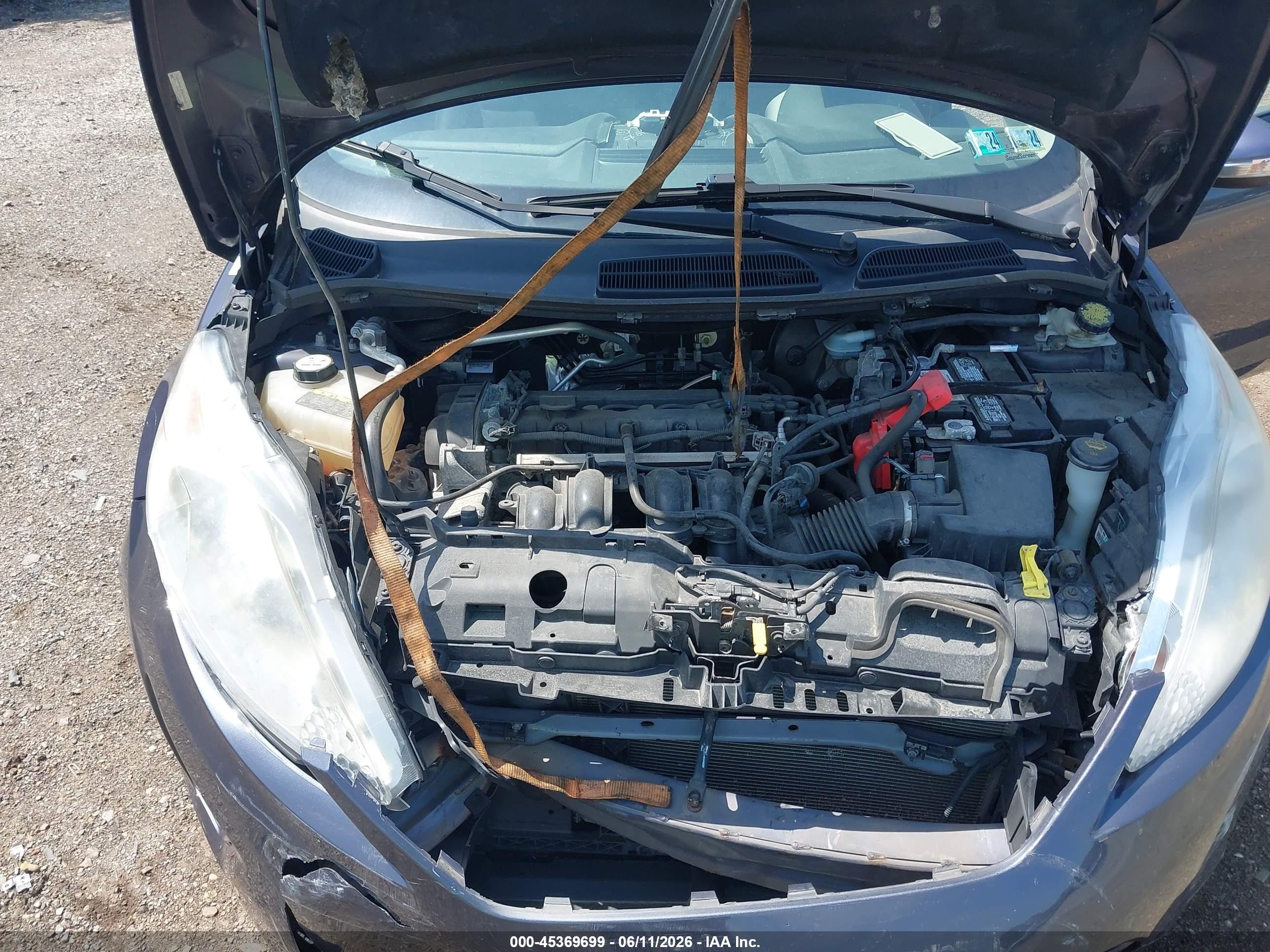 2013 Ford Fiesta Se Gray vin: 3FADP4BJ2DM206682