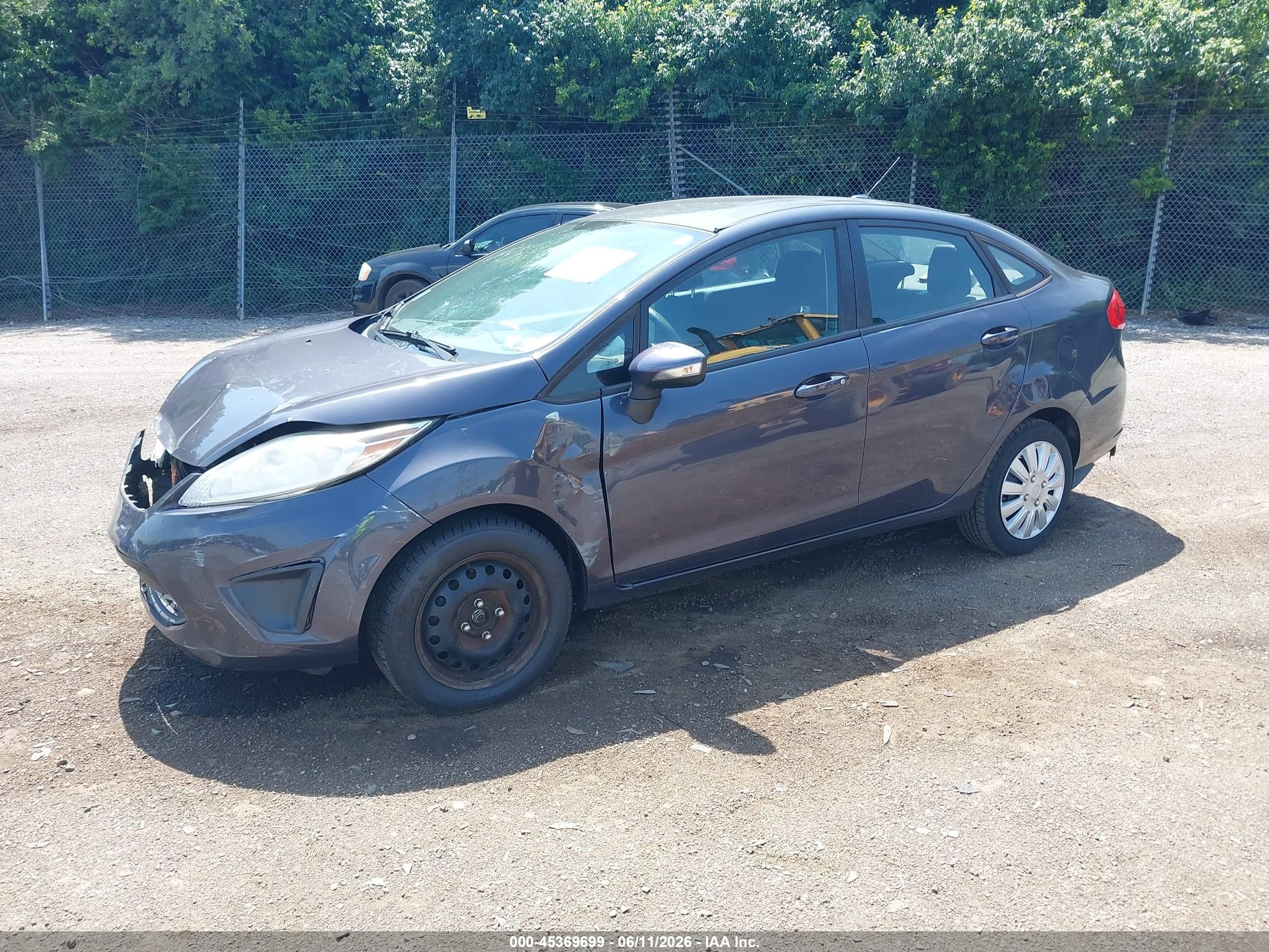 2013 Ford Fiesta Se Gray vin: 3FADP4BJ2DM206682