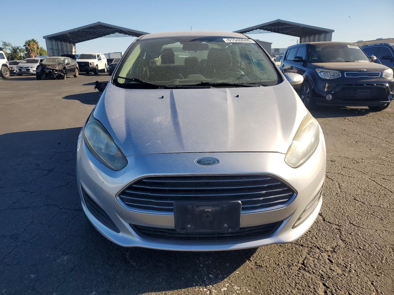 2014 Ford Fiesta Silver vin: 3FADP4BJ2EM102386