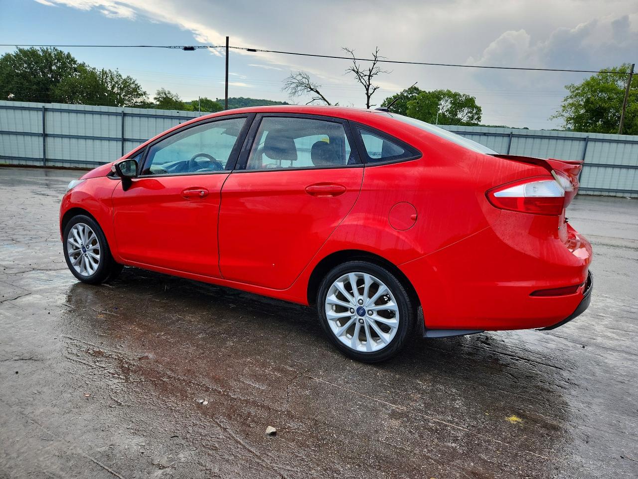 2014 Ford Fiesta Se Red vin: 3FADP4BJ2EM106471