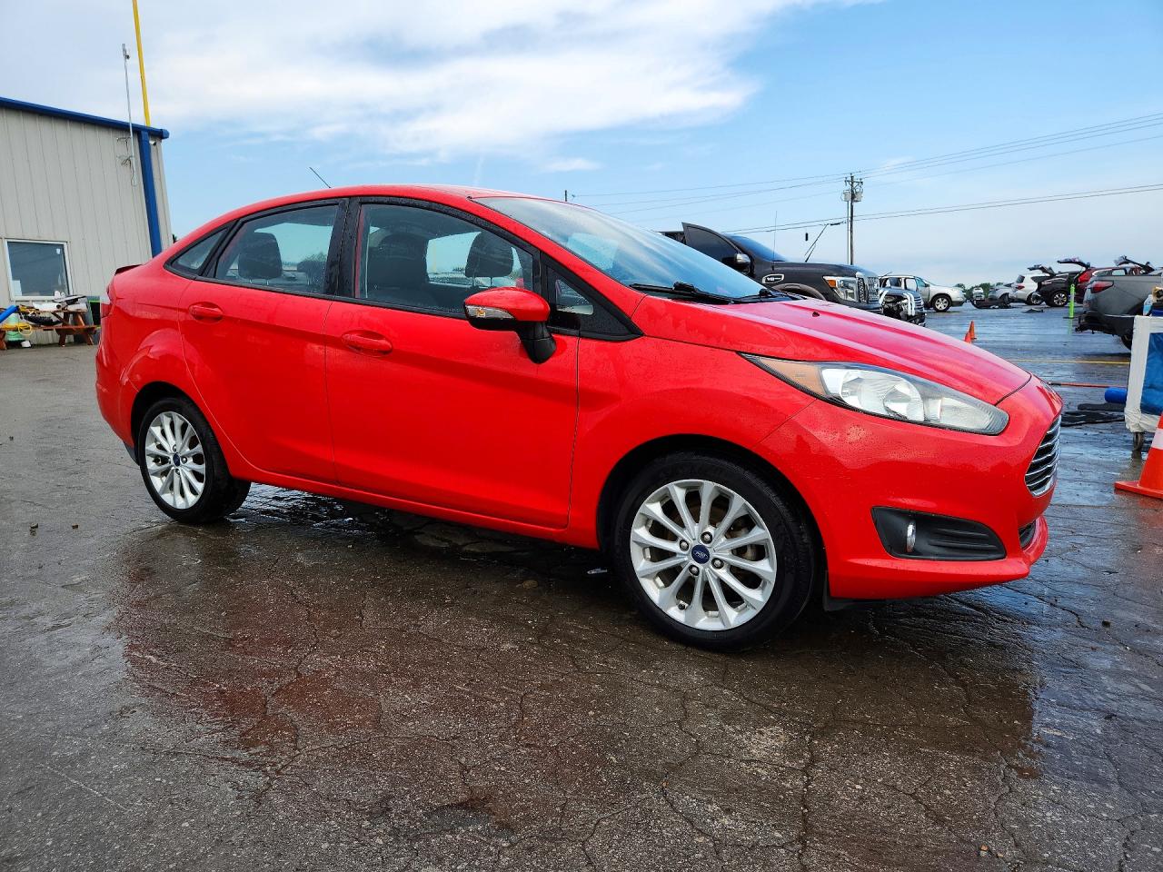 2014 Ford Fiesta Se Red vin: 3FADP4BJ2EM106471