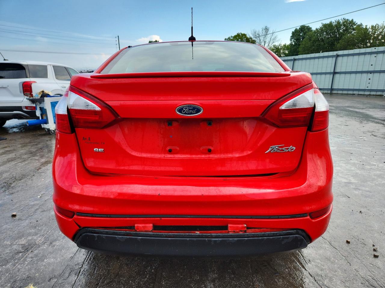 2014 Ford Fiesta Se Red vin: 3FADP4BJ2EM106471