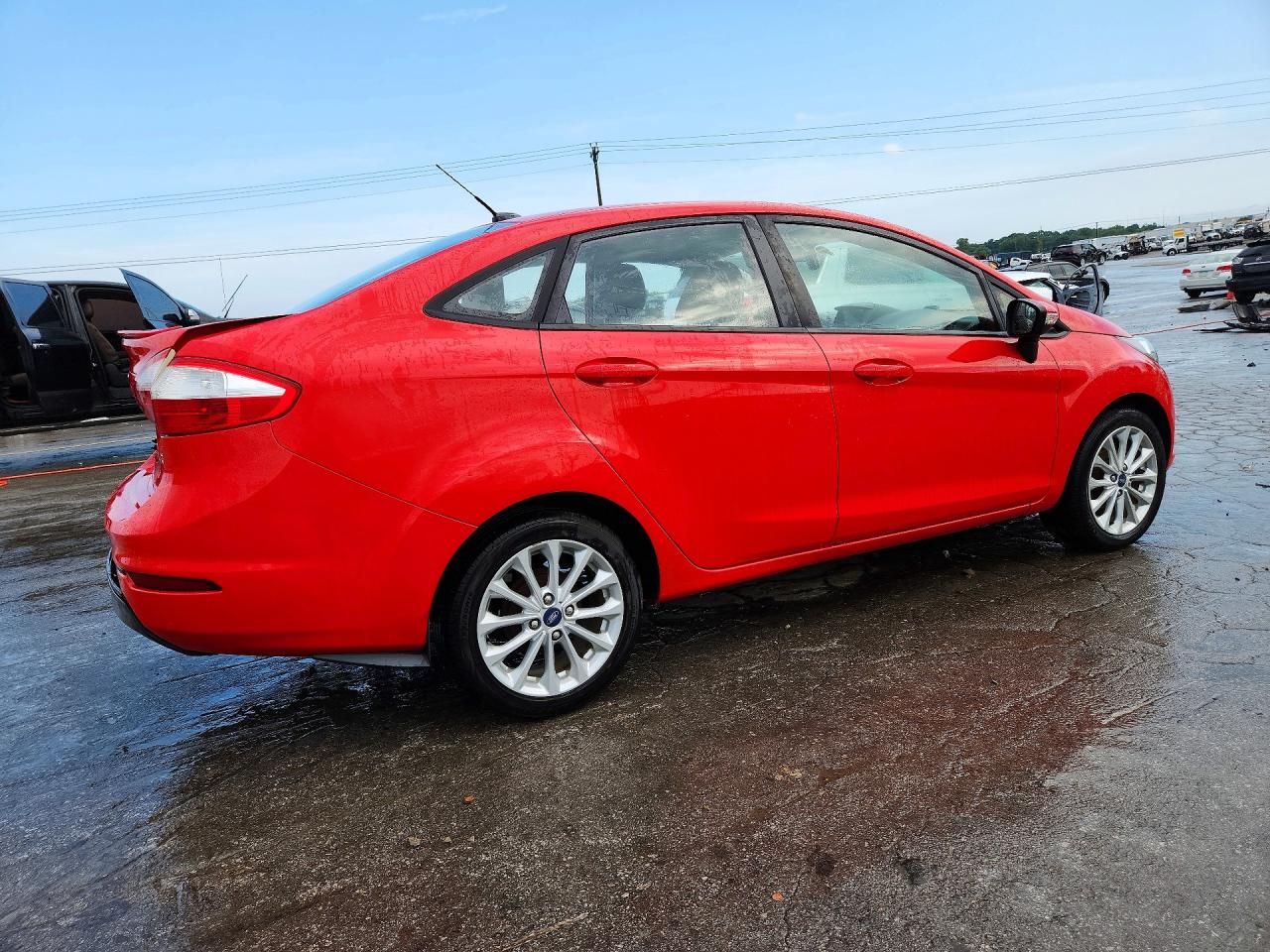 2014 Ford Fiesta Se Red vin: 3FADP4BJ2EM106471