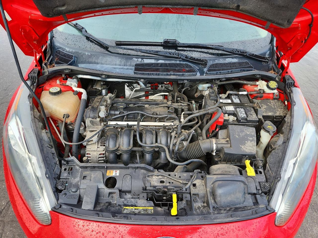 2014 Ford Fiesta Se Red vin: 3FADP4BJ2EM106471
