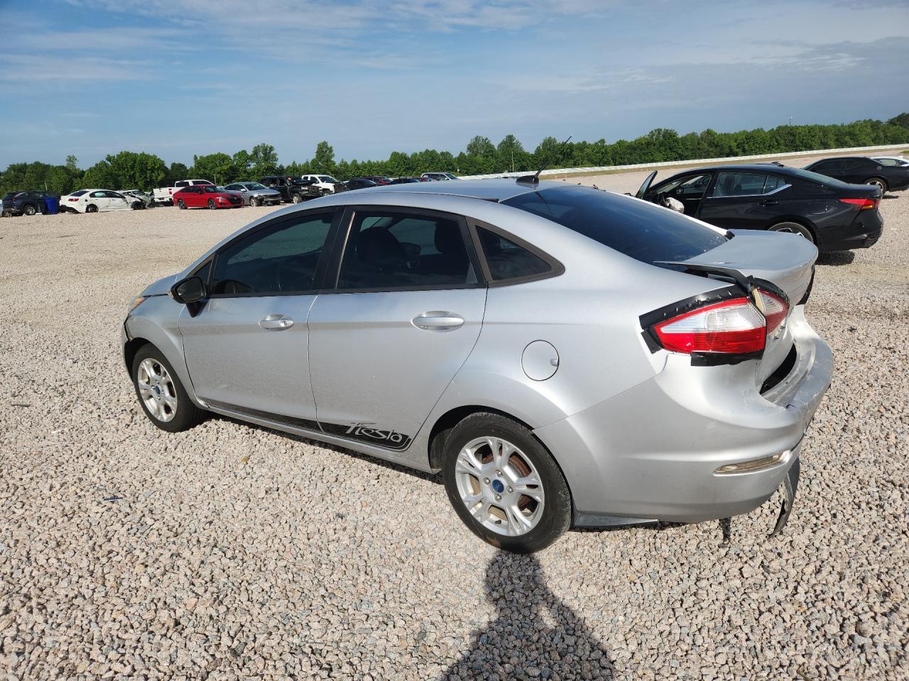 2014 Ford Fiesta Se Silver vin: 3FADP4BJ2EM114151